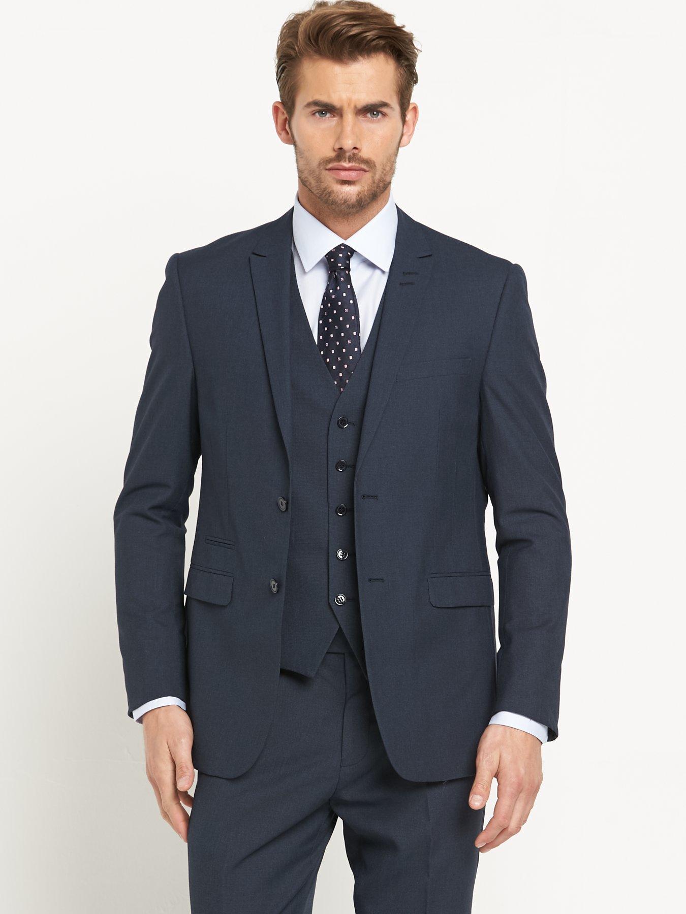 Skopes Sharpe Mens Suit Jacket - Blue | very.co.uk