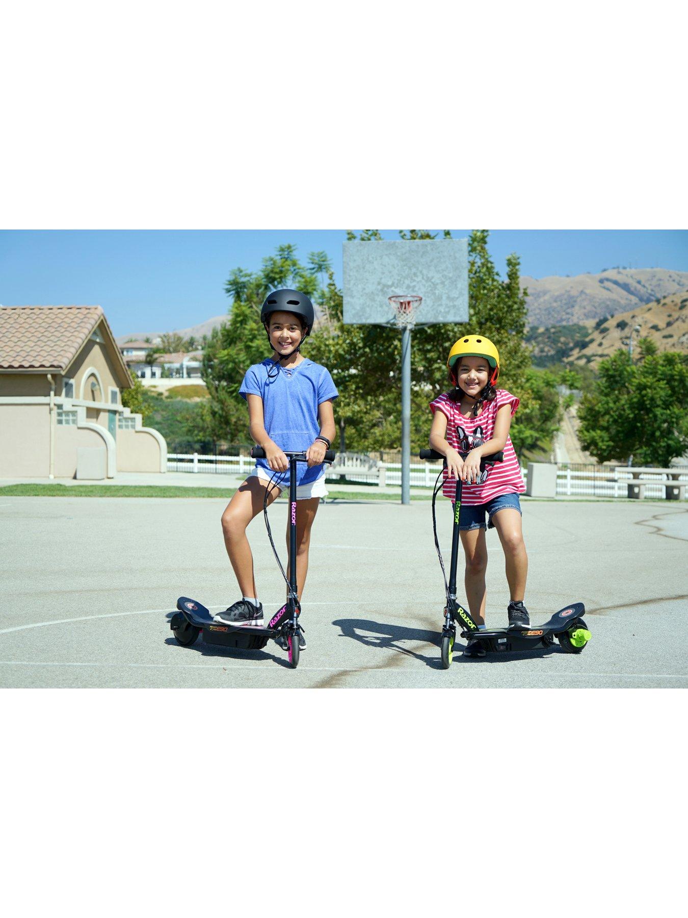 Image 7 of 8 of Razor Power Core E90 Electric Scooter for Kids 8+ - Pink