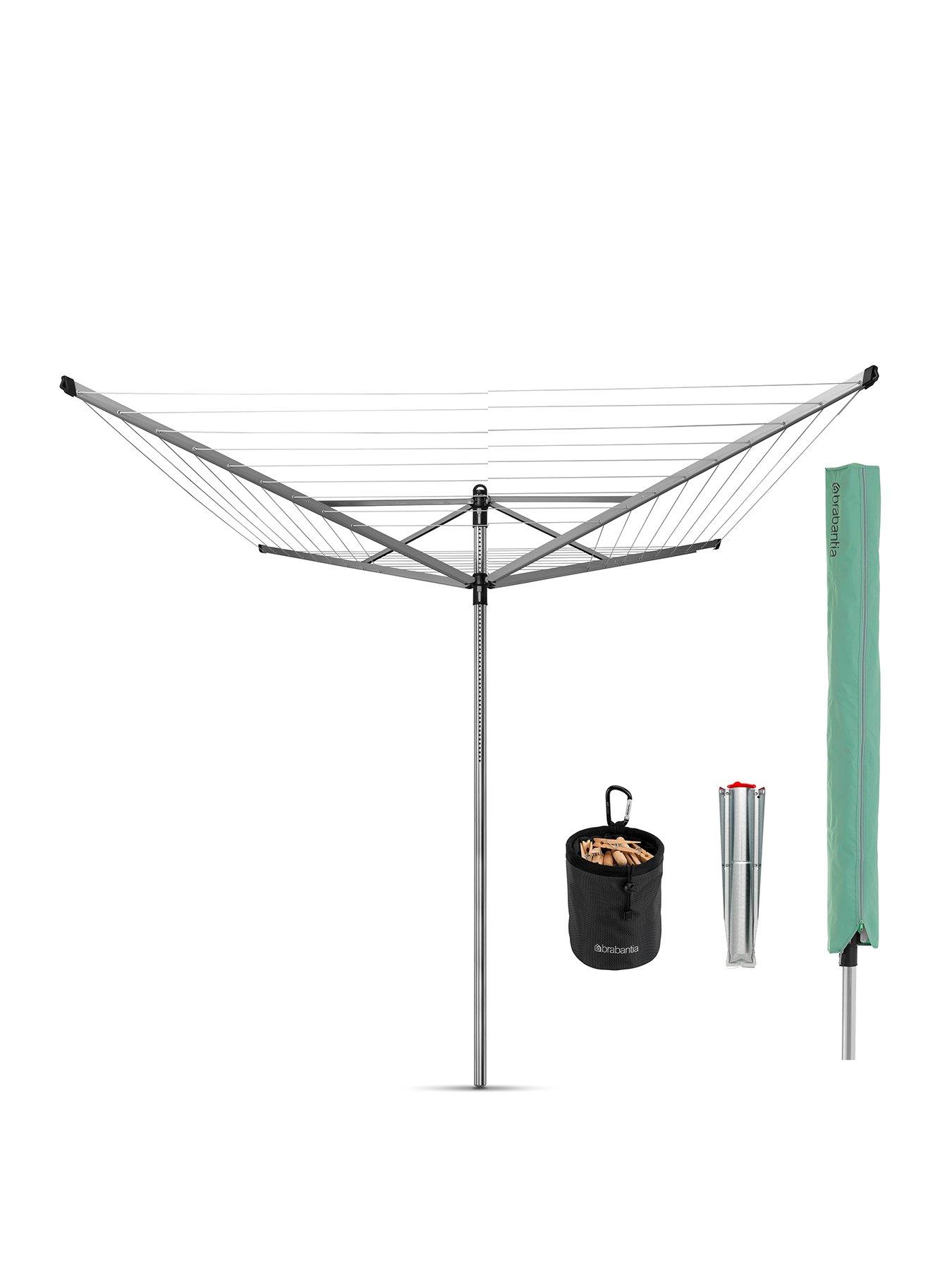 brabantia-lift-o-matic-rotary-50m-airer-with-accessories