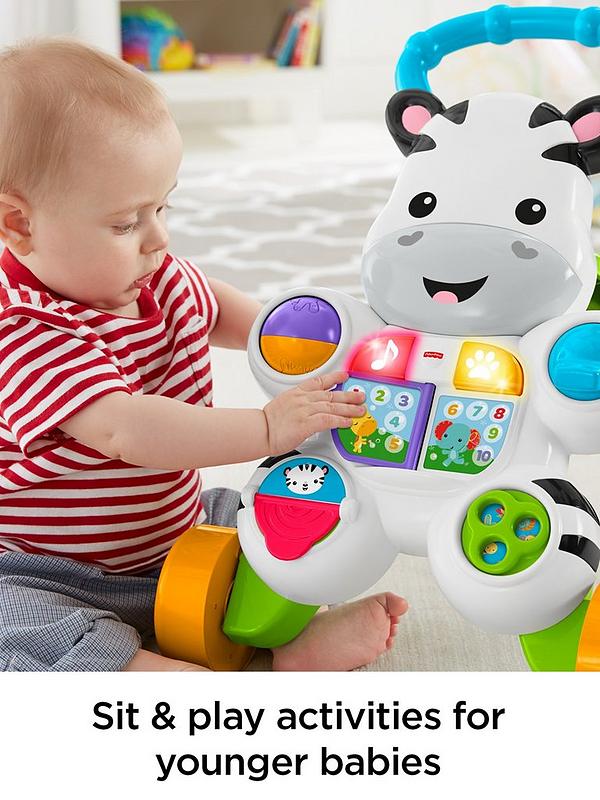 Image 3 of 5 of Fisher-Price Learn with Me Zebra Baby Walker