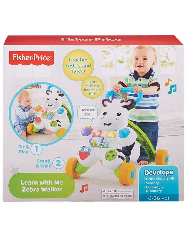 Image 5 of 5 of Fisher-Price Learn with Me Zebra Baby Walker