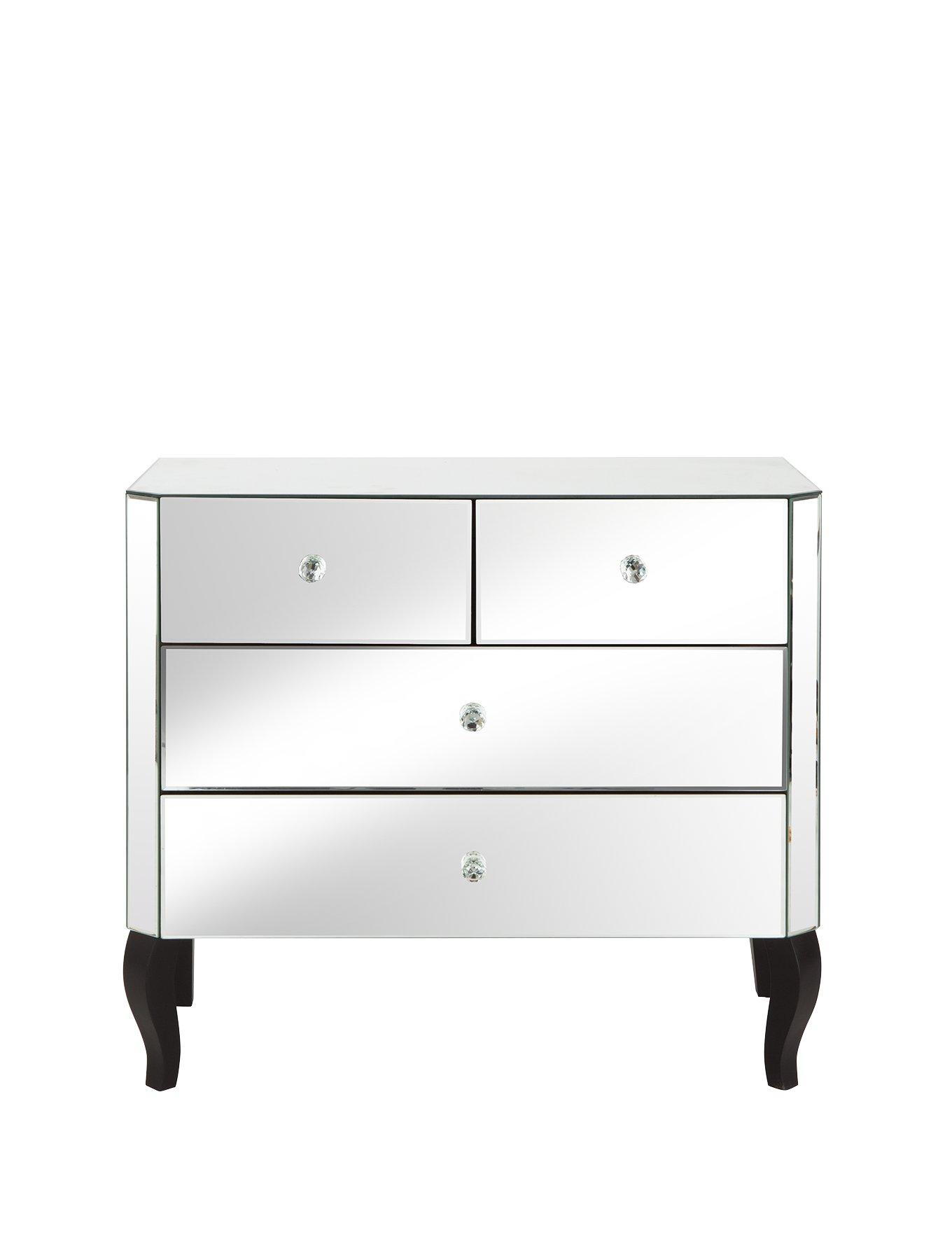 Vegas Mirrored 2 2 Drawer Chest