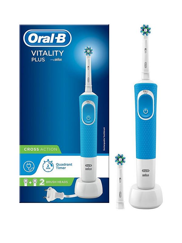 Image 1 of 4 of Oral-B Vitality Power Handle Cross Action Electric Toothbrush