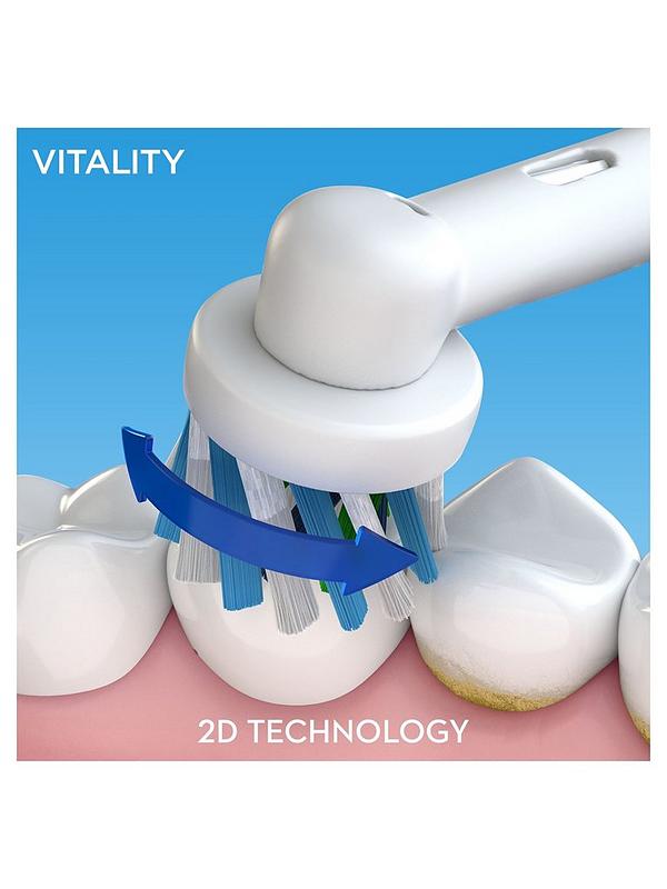 Image 3 of 4 of Oral-B Vitality Power Handle Cross Action Electric Toothbrush