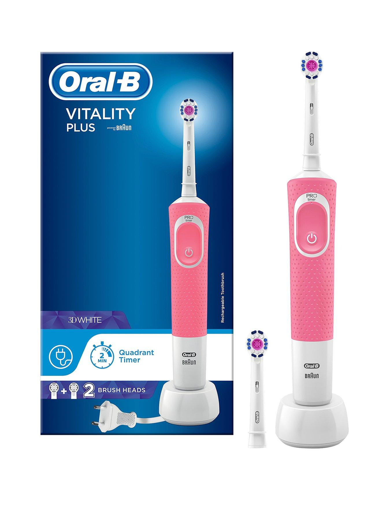 oral b white and clean electric toothbrush