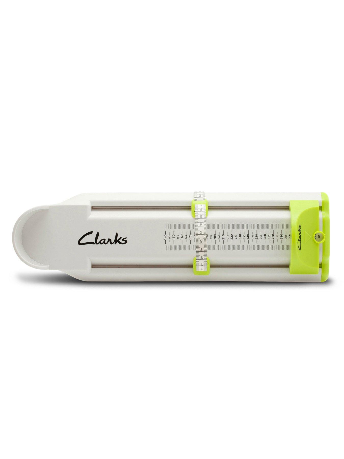 Clarks Junior Foot Gauge White Green very