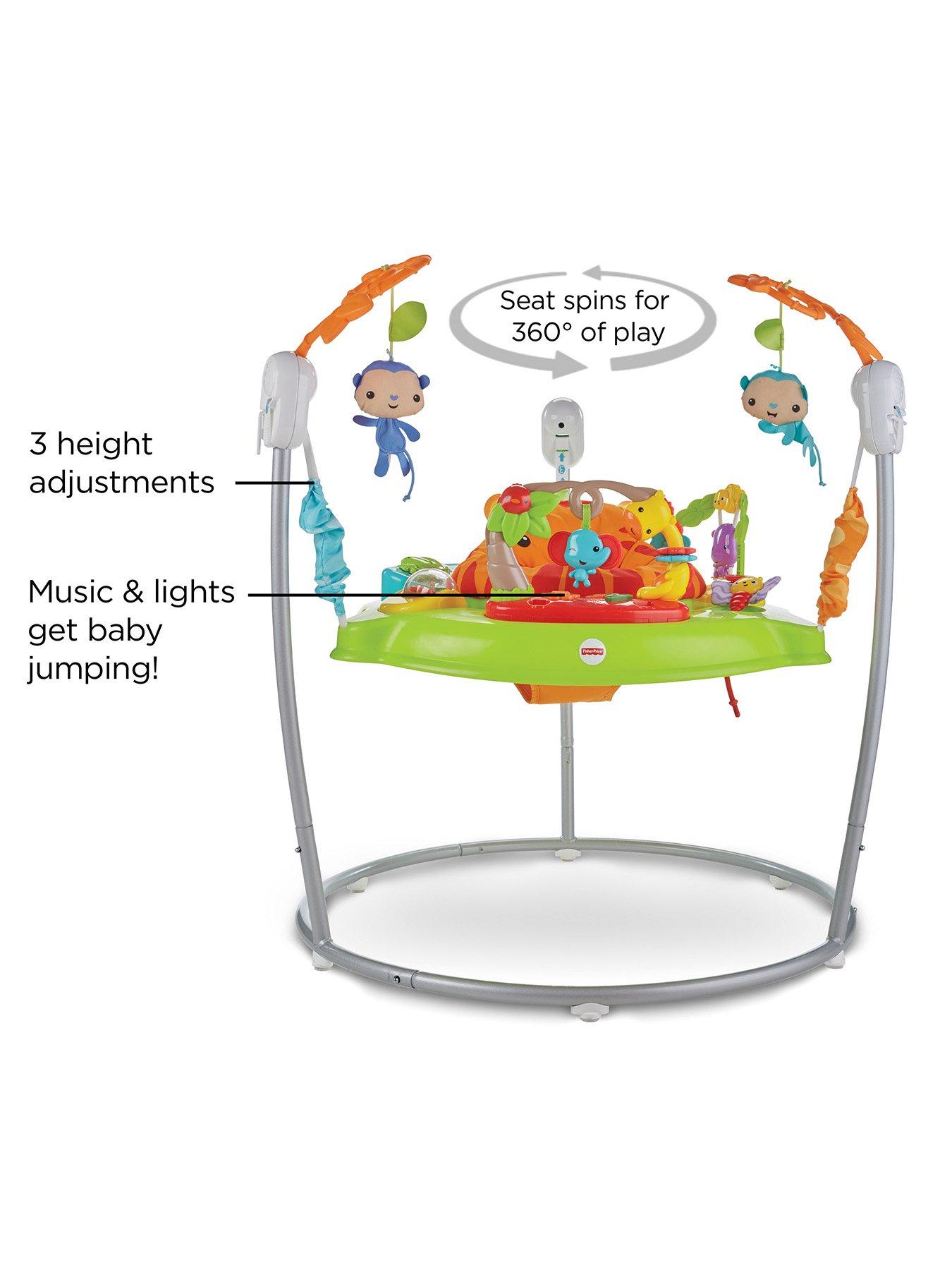 Fisher-Price Rainforest Jumperoo Review: Keeps Babies Busy