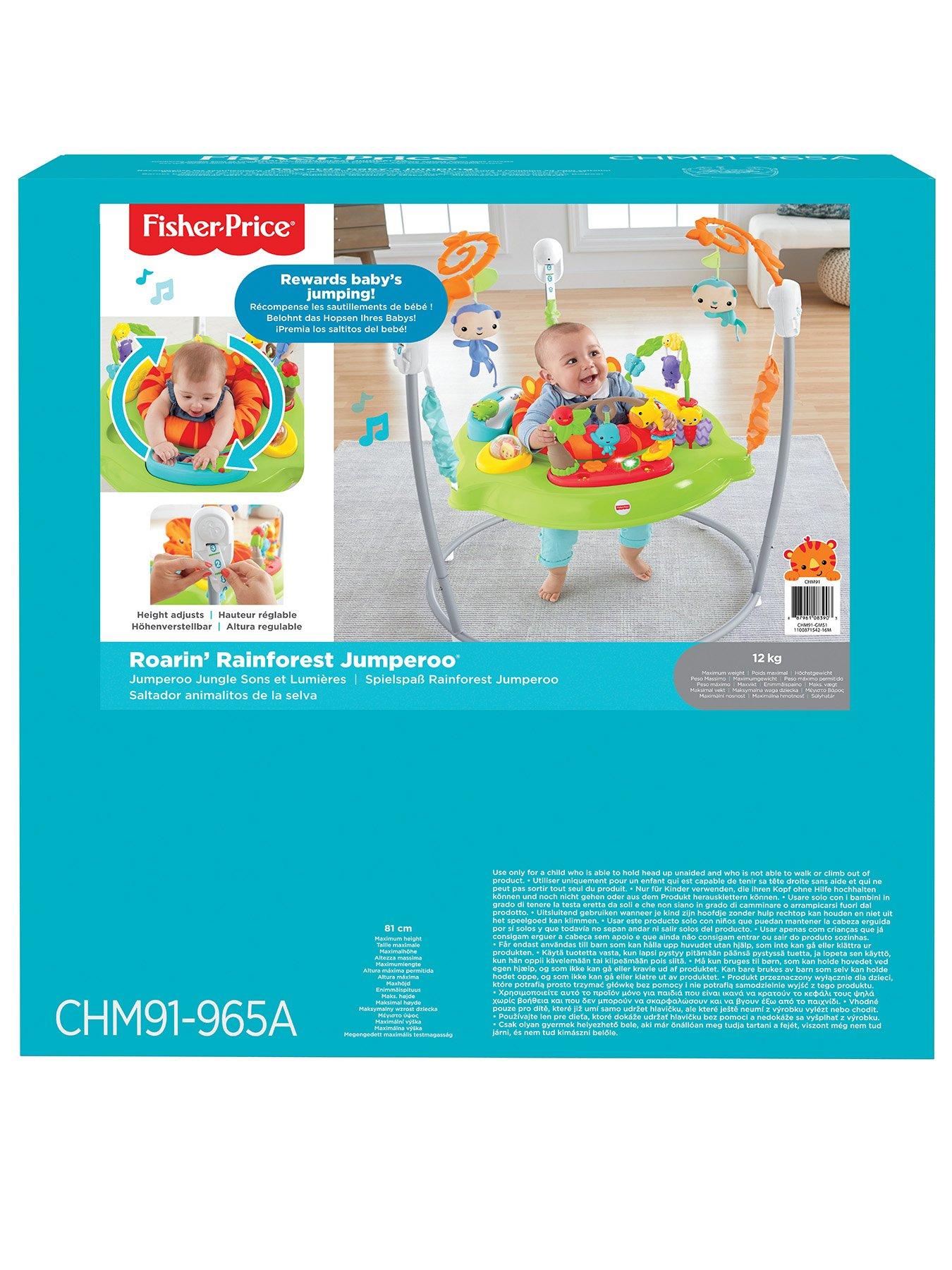 how to fold up fisher price jumperoo