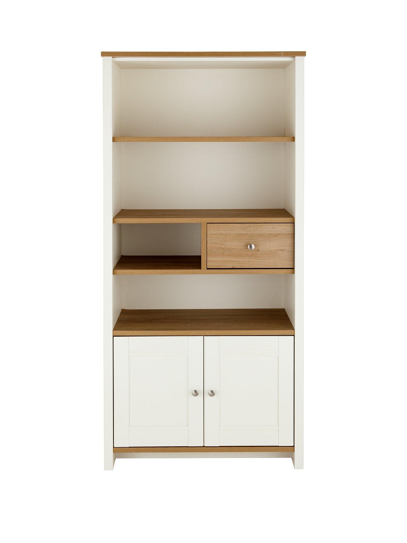 Cream Bookcases Shelving Home Garden Www Very Co Uk