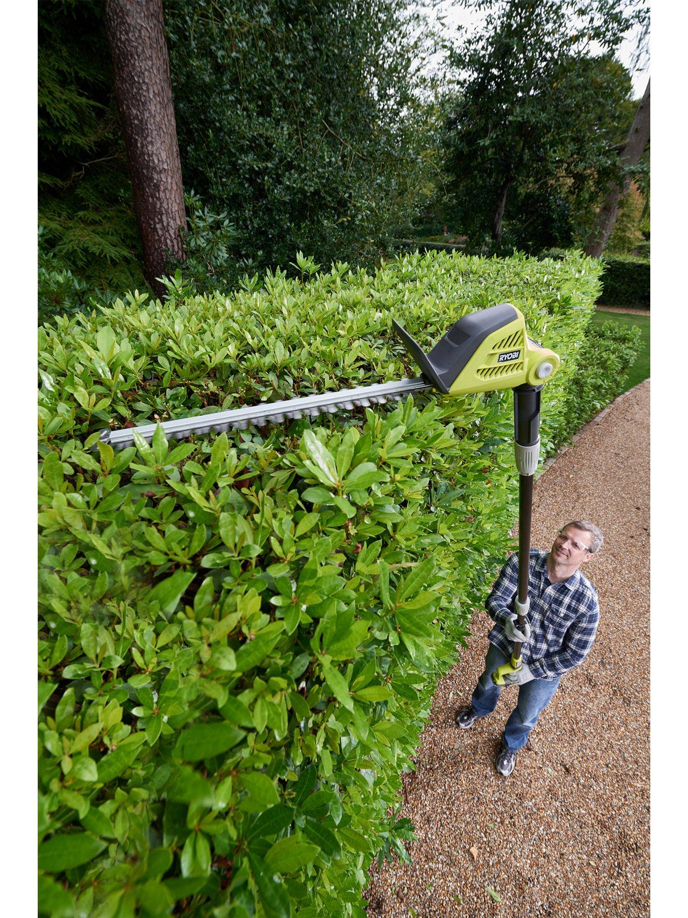 Ryobi extra long reach hedge online trimmer