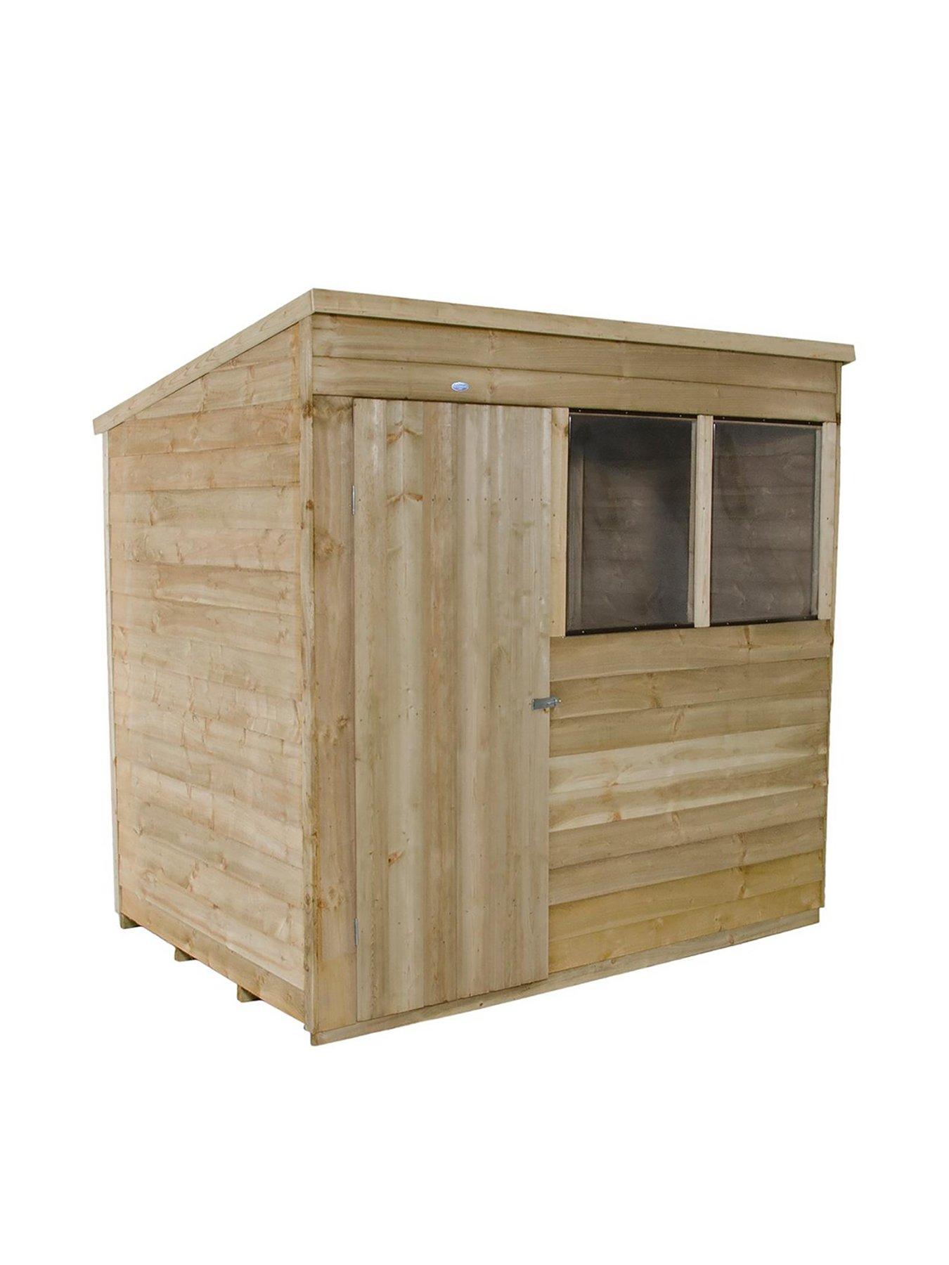 Forest 7 X 5ft Overlap Pent Shed Very Co Uk