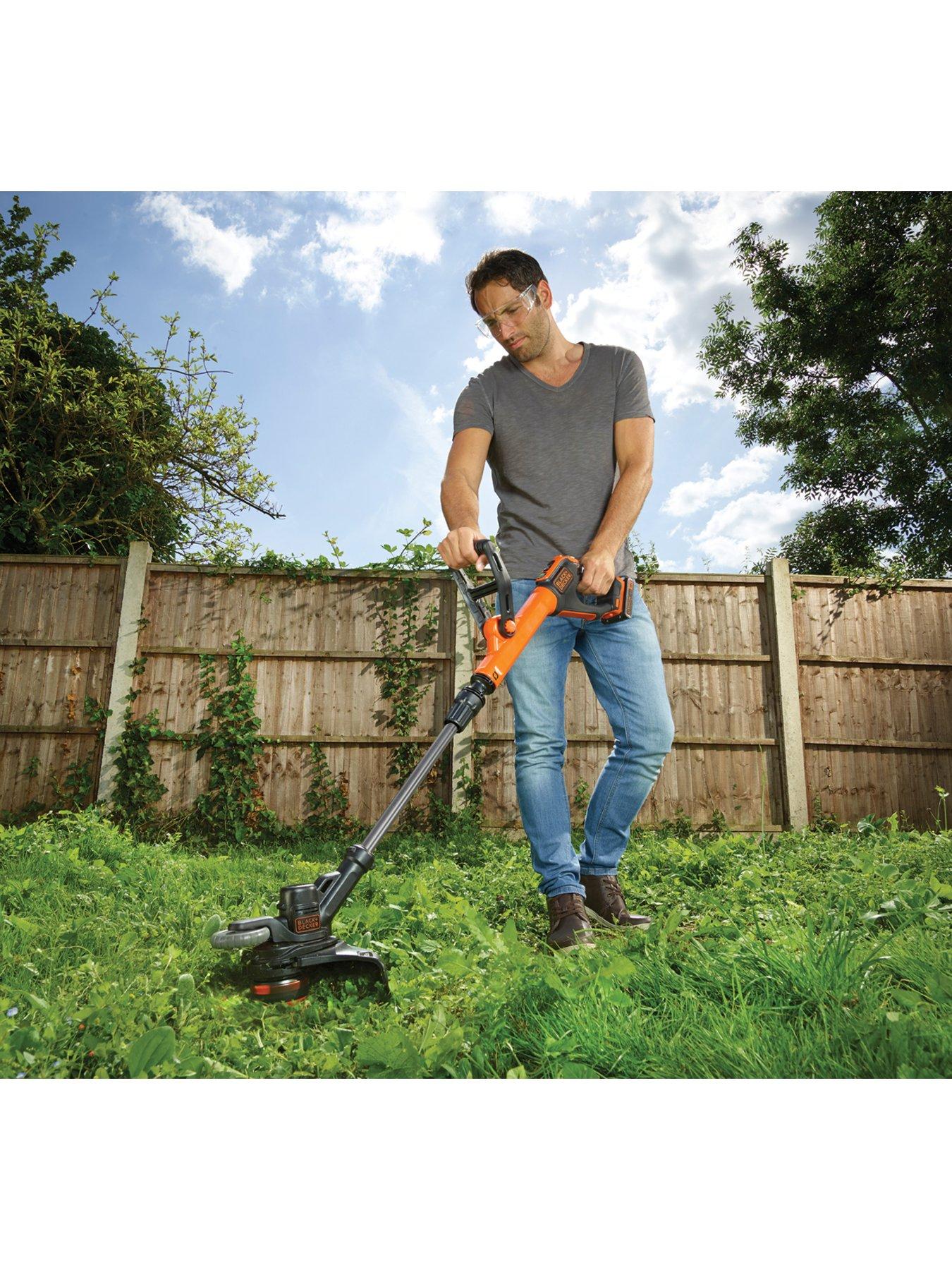 Black and deals decker lithium strimmer