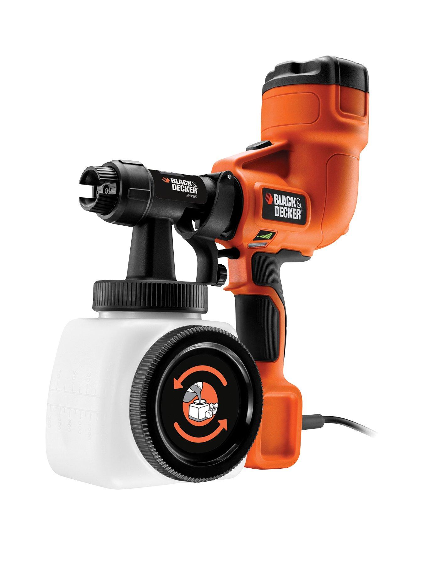 Black Decker 400W Hand Held Paint Sprayer HVLP200 GB very