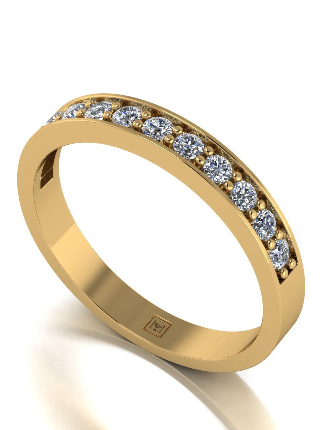 Moissanite Lady Lynsey 9ct Gold 1ct Moissanite Eternity Ring