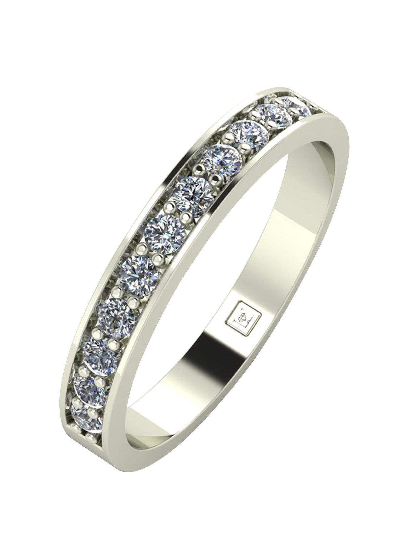 undefined Lady Lynsey 9ct Gold 1ct Moissanite Eternity Ring
