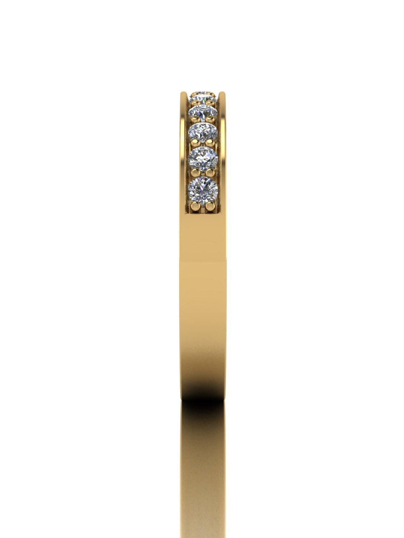 Image 3 of 5 of Moissanite Lady Lynsey 9ct Gold 0.33ct Moissanite Eternity Ring