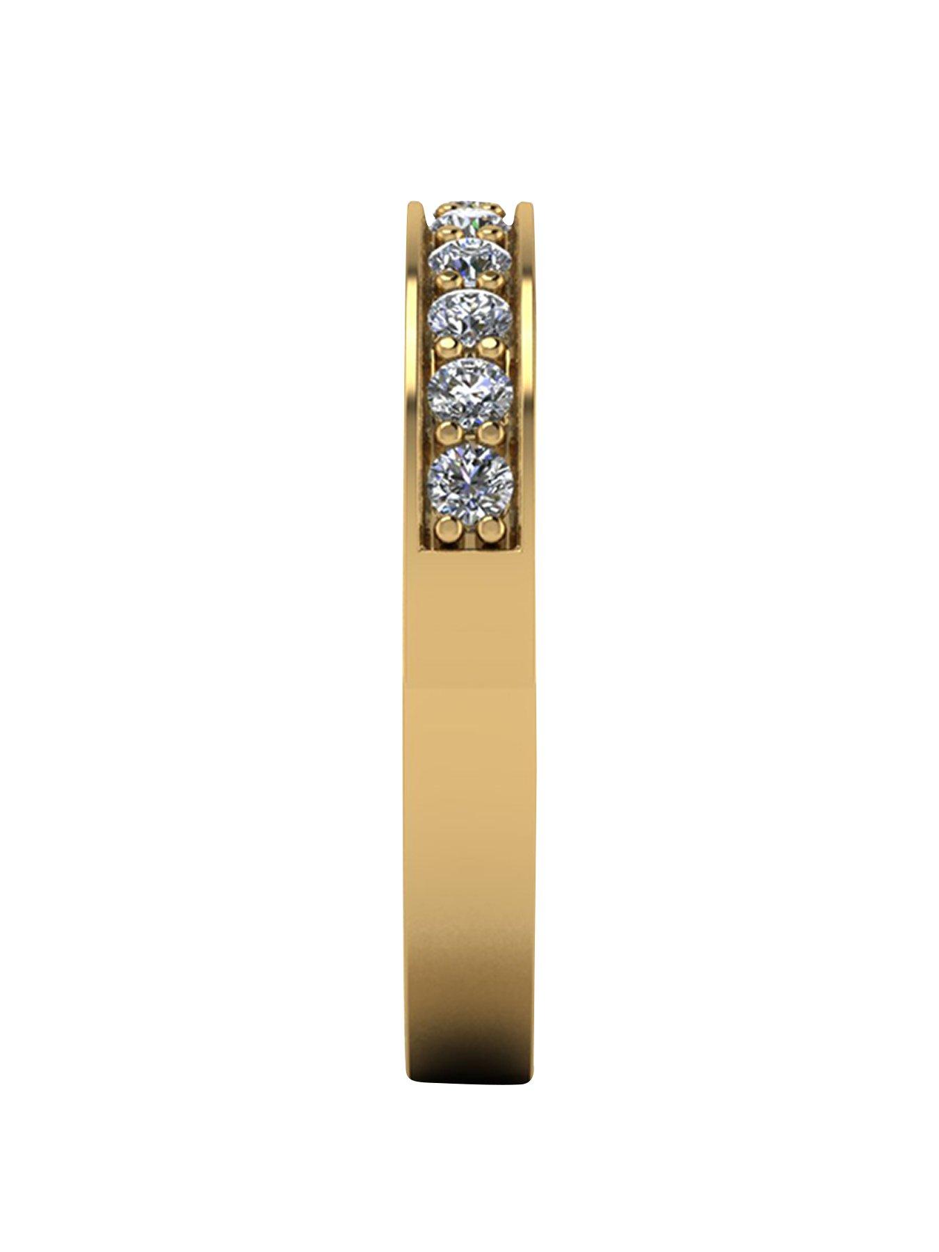 Image 3 of 5 of Moissanite Lady Lynsey 9ct Gold 1ct Moissanite Eternity Ring