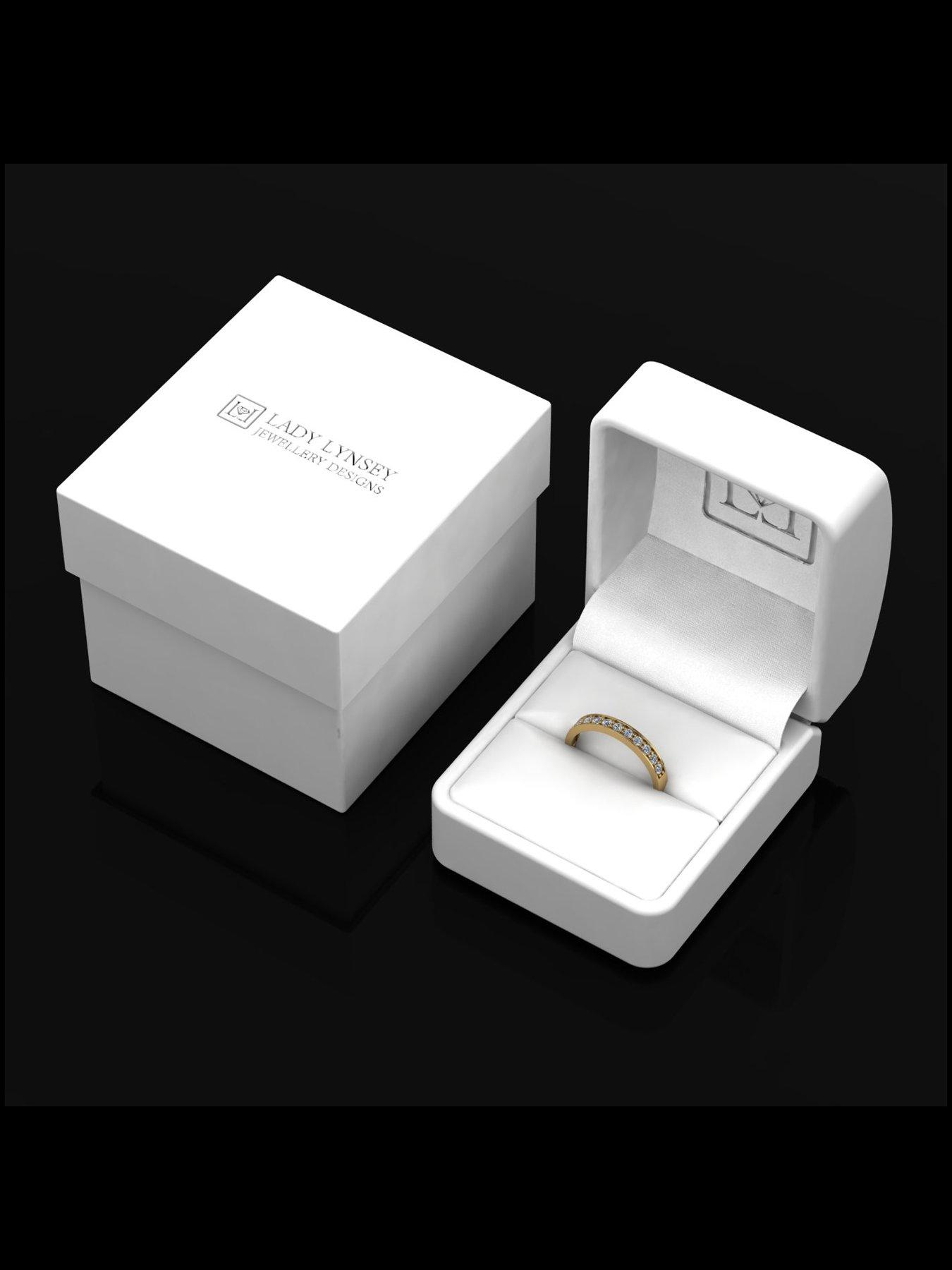 Image 5 of 5 of Moissanite Lady Lynsey 9ct Gold 0.33ct Moissanite Eternity Ring