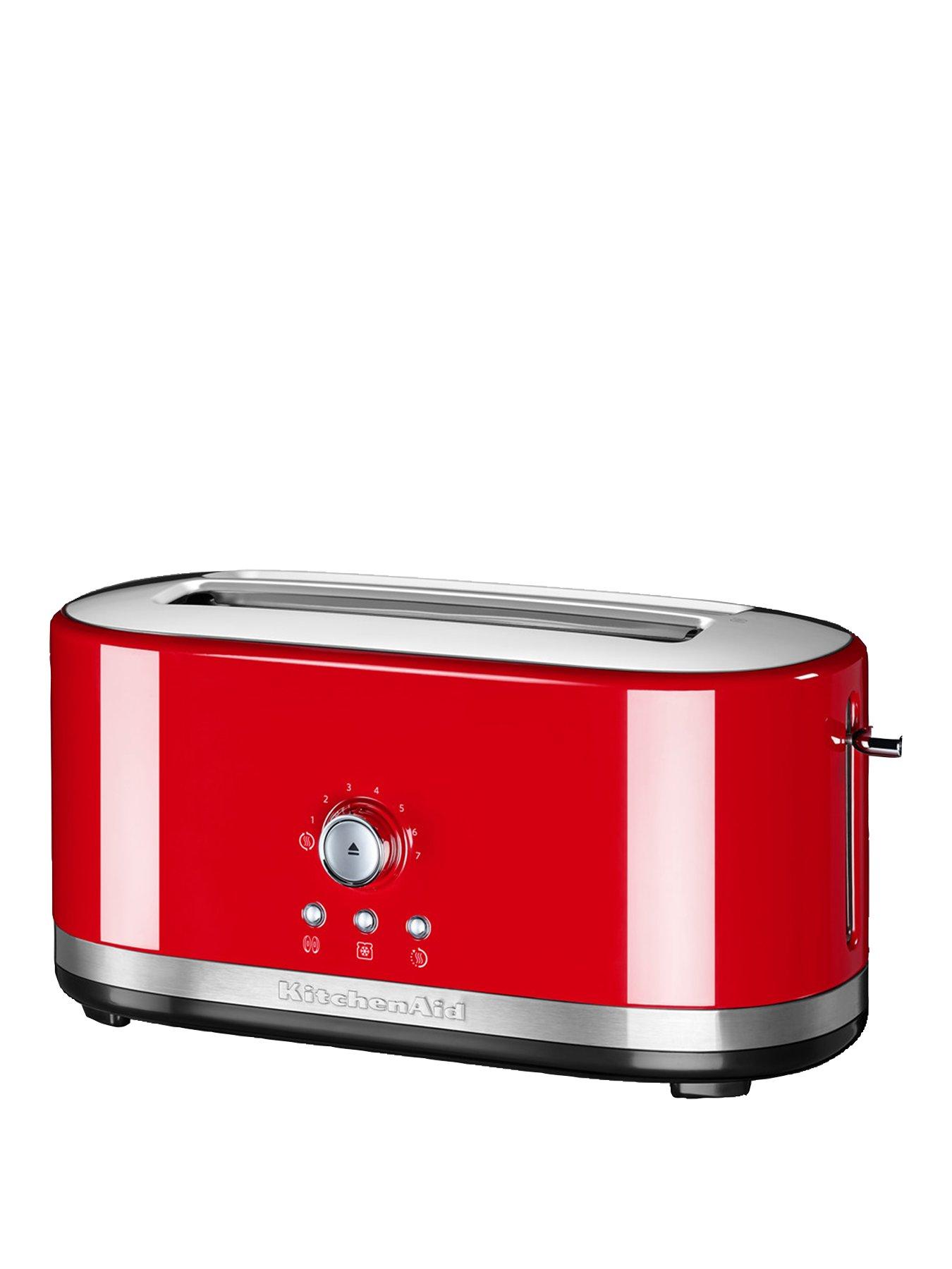 Kitchenaid 5Kmt4116Ber Long Slot Manual Control Toasted - Red