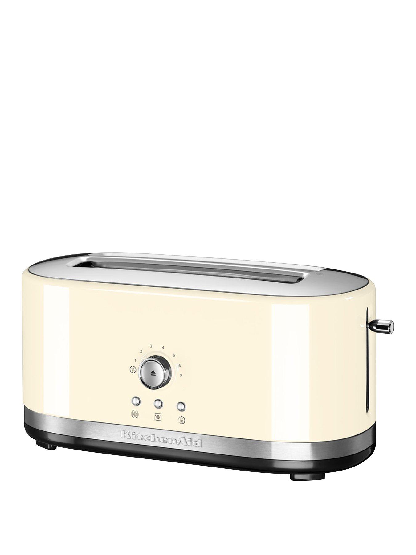 Kitchenaid 5Kmt4116Bac Long Slot Toaster - Cream