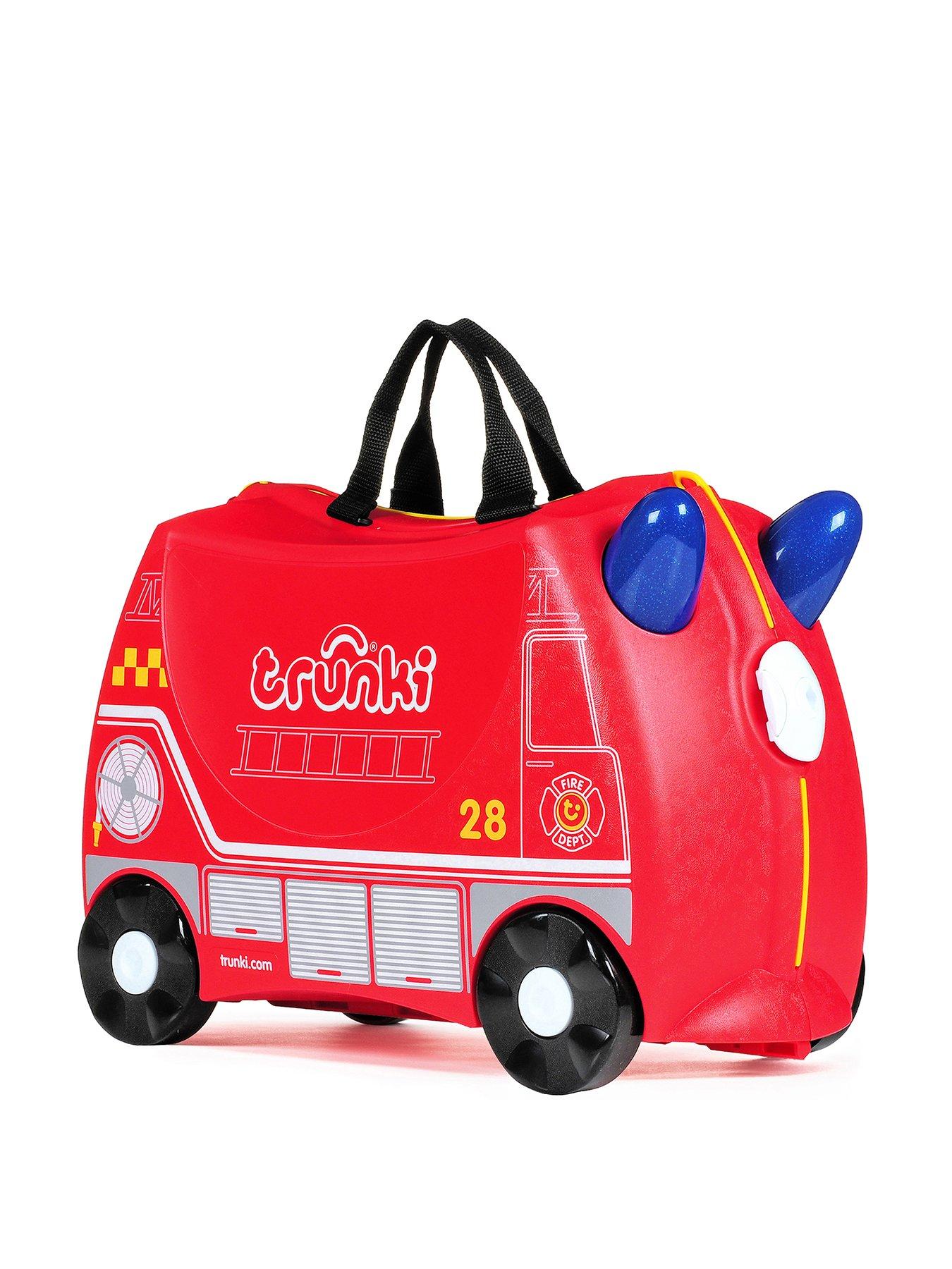undefined Ride-On Suitcase - Frank the Fire Engine