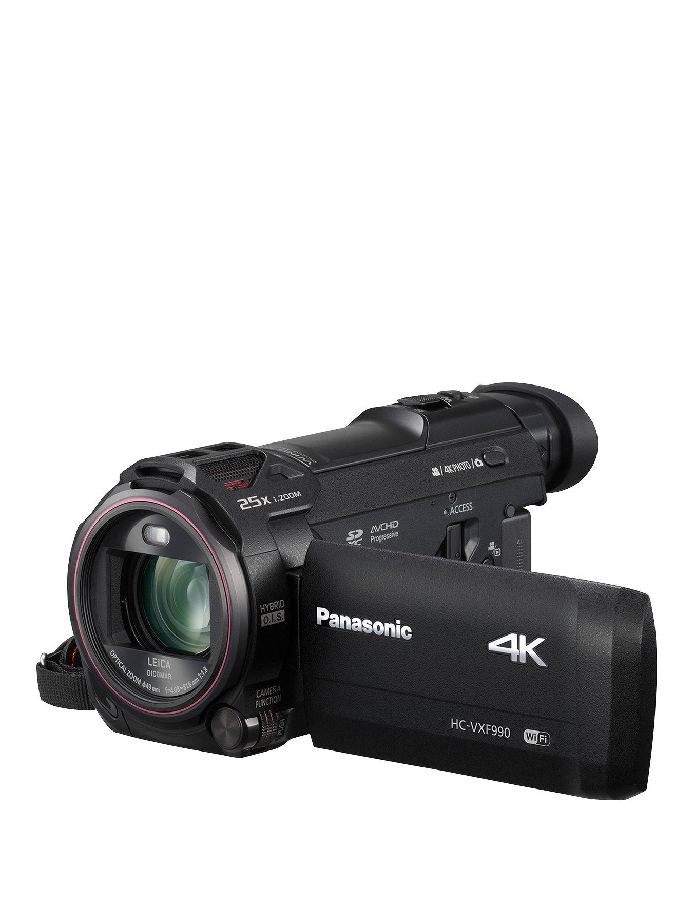 Panasonic Hc-Vxf990 - 4K, Leica Lens, 20X Zoom, Cinema Like Effect - Black.