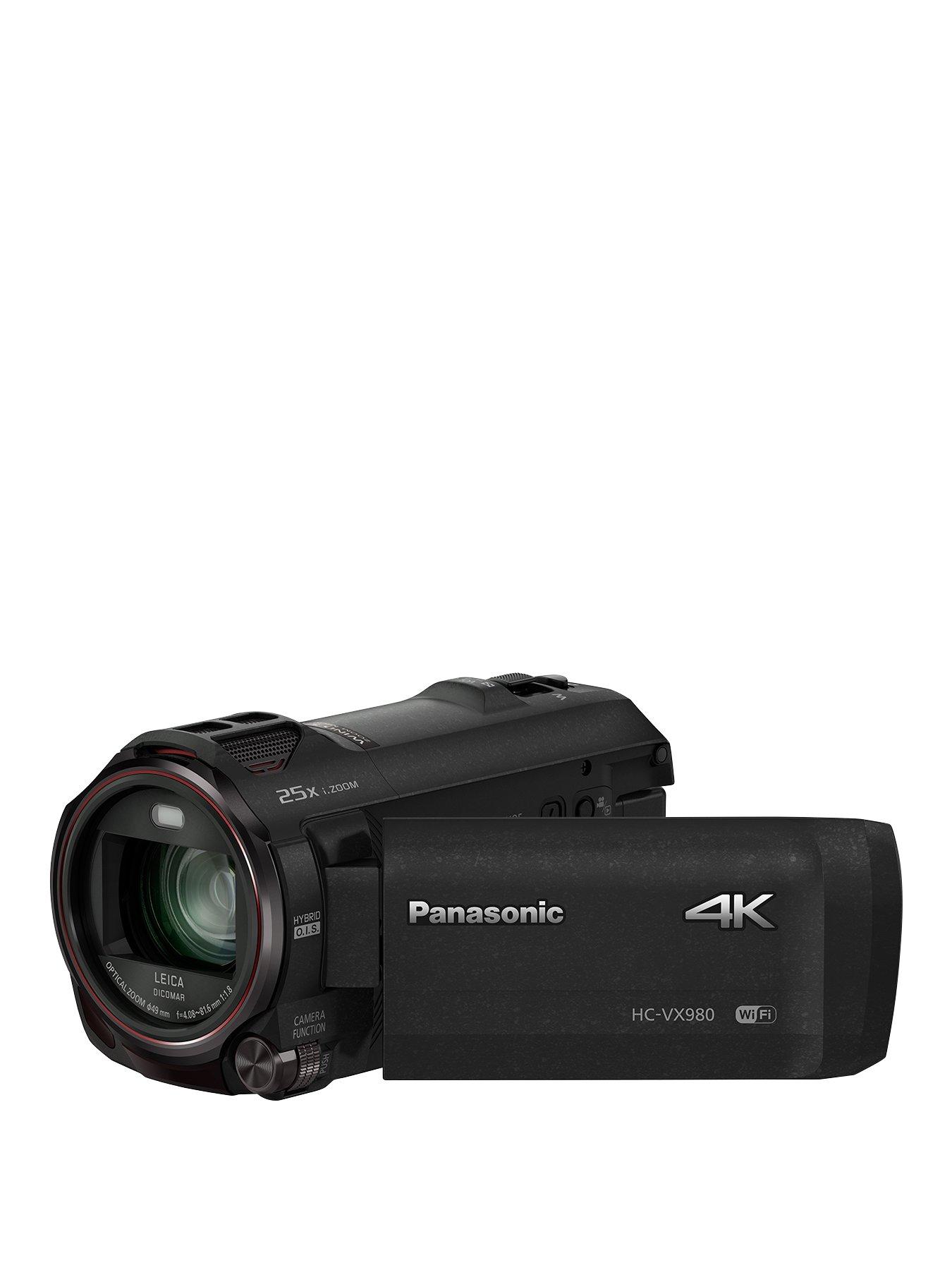 Panasonic Hc-Vx980 4K – – 4K, Leica Lens, 20X Zoom, Hdr Functions – Black.