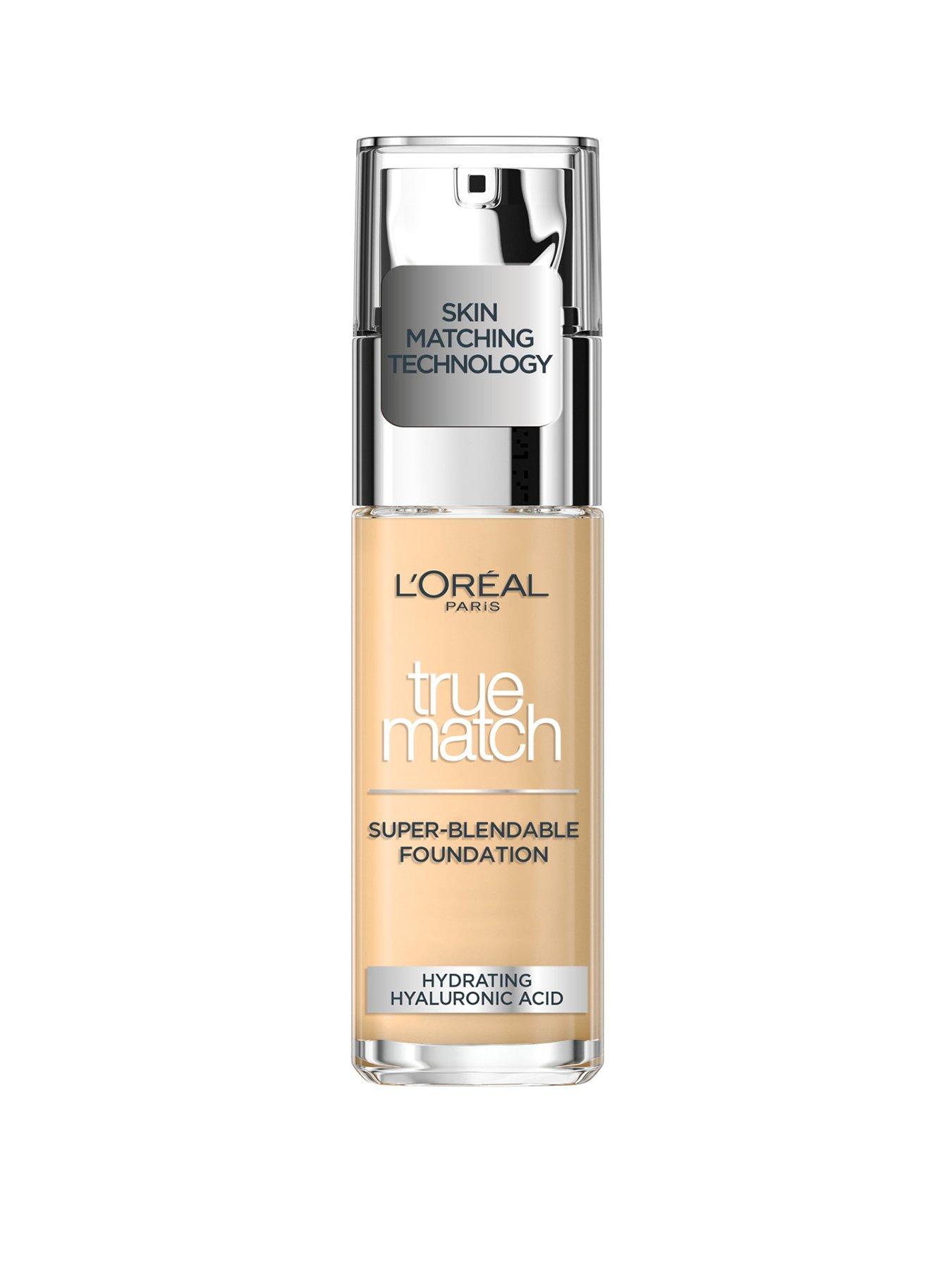 L'Oreal Paris True Match Liquid Foundation with Hyaluronic Acid & SPF 17 30ml very.co.uk