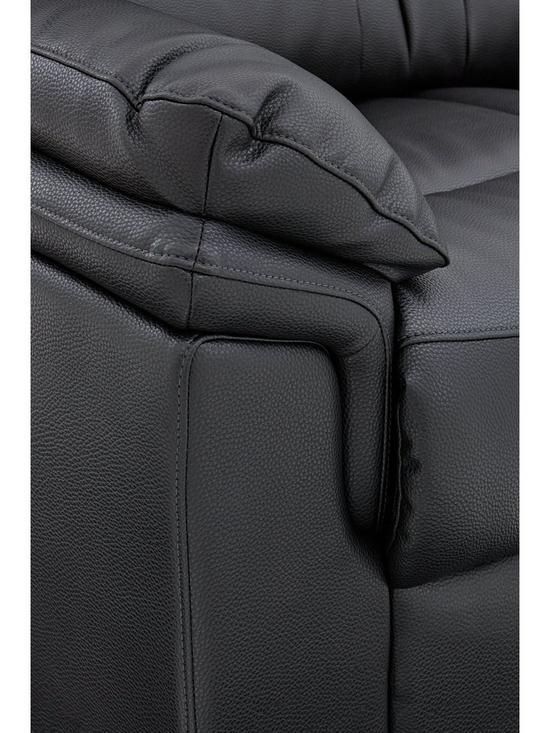 detail image of albion-luxury-faux-leather-2-seater-sofa