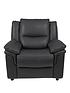  image of albion-luxury-faux-leather-armchair