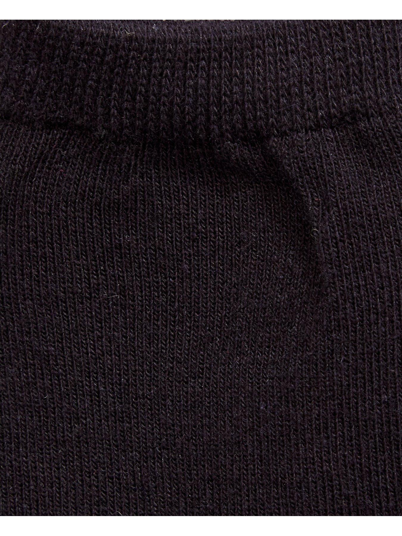 Image 3 of 3 of Everyday 7 Pack Unisex Ankle Socks - Black