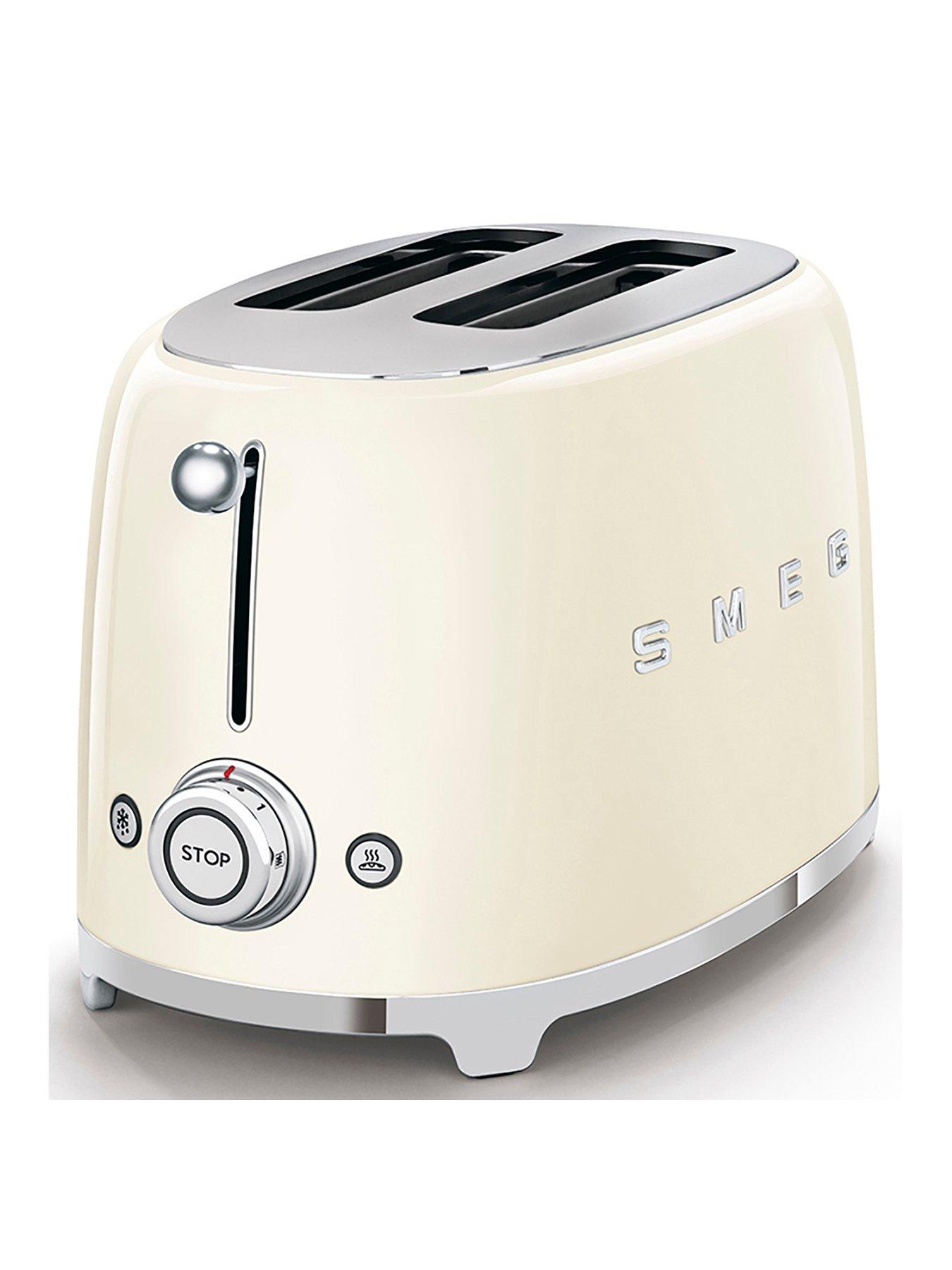 TSF01 Retro Style 2 Slice Toaster 950W Cream