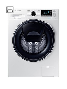 Samsung WW80K6610QW/EU 8kg Load, 1600 Spin AddWash™ Washing Machine with ecobubble™ Technology - White