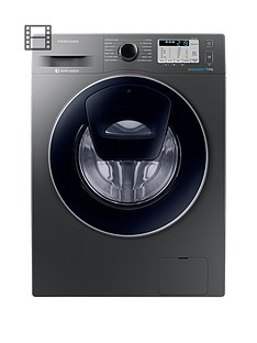 Samsung WW70K5413UX/EU 7kg Load, 1400 Spin AddWash™ Washing Machine with Ecobubble™ Technology - Graphite