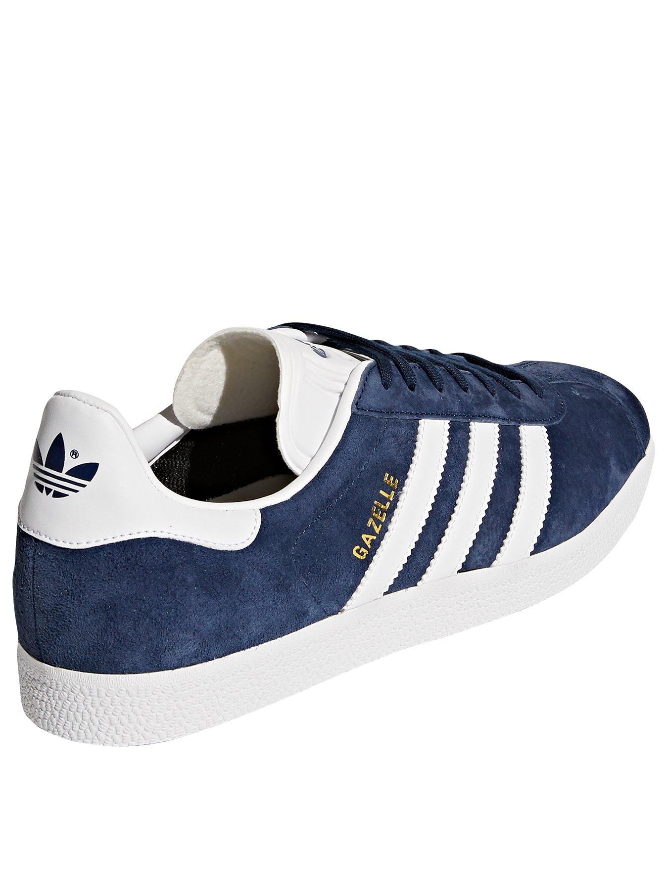 navy gazelle trainers