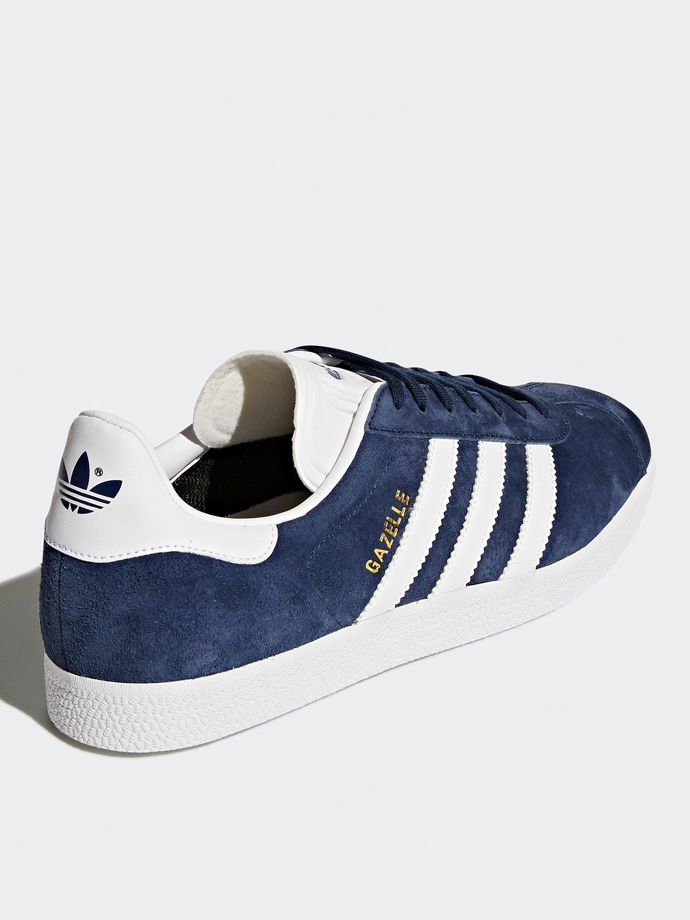 Image 2 of 6 of adidas Originals Gazelle Trainers - Navy