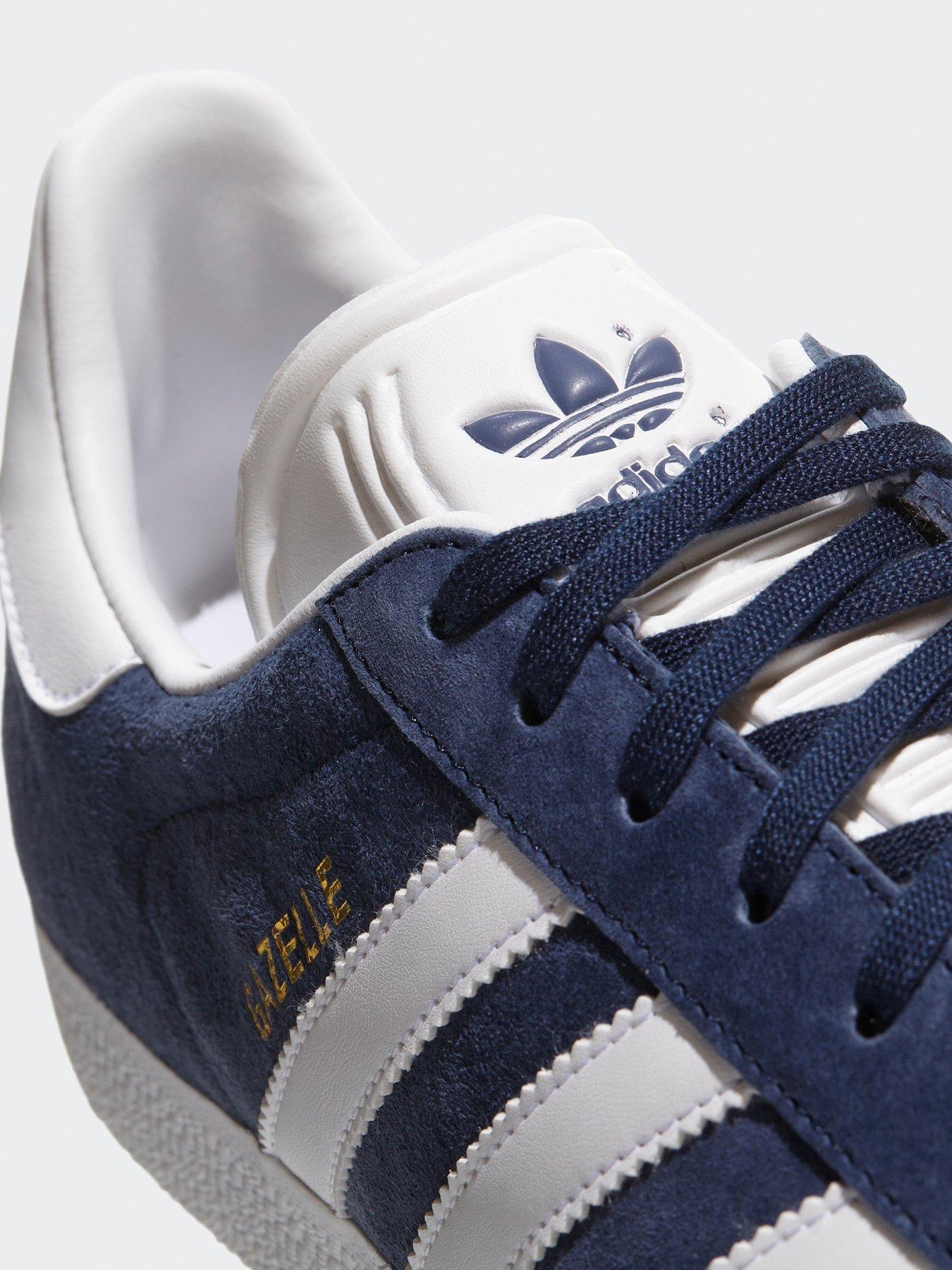 Image 6 of 6 of adidas Originals Gazelle Trainers - Navy
