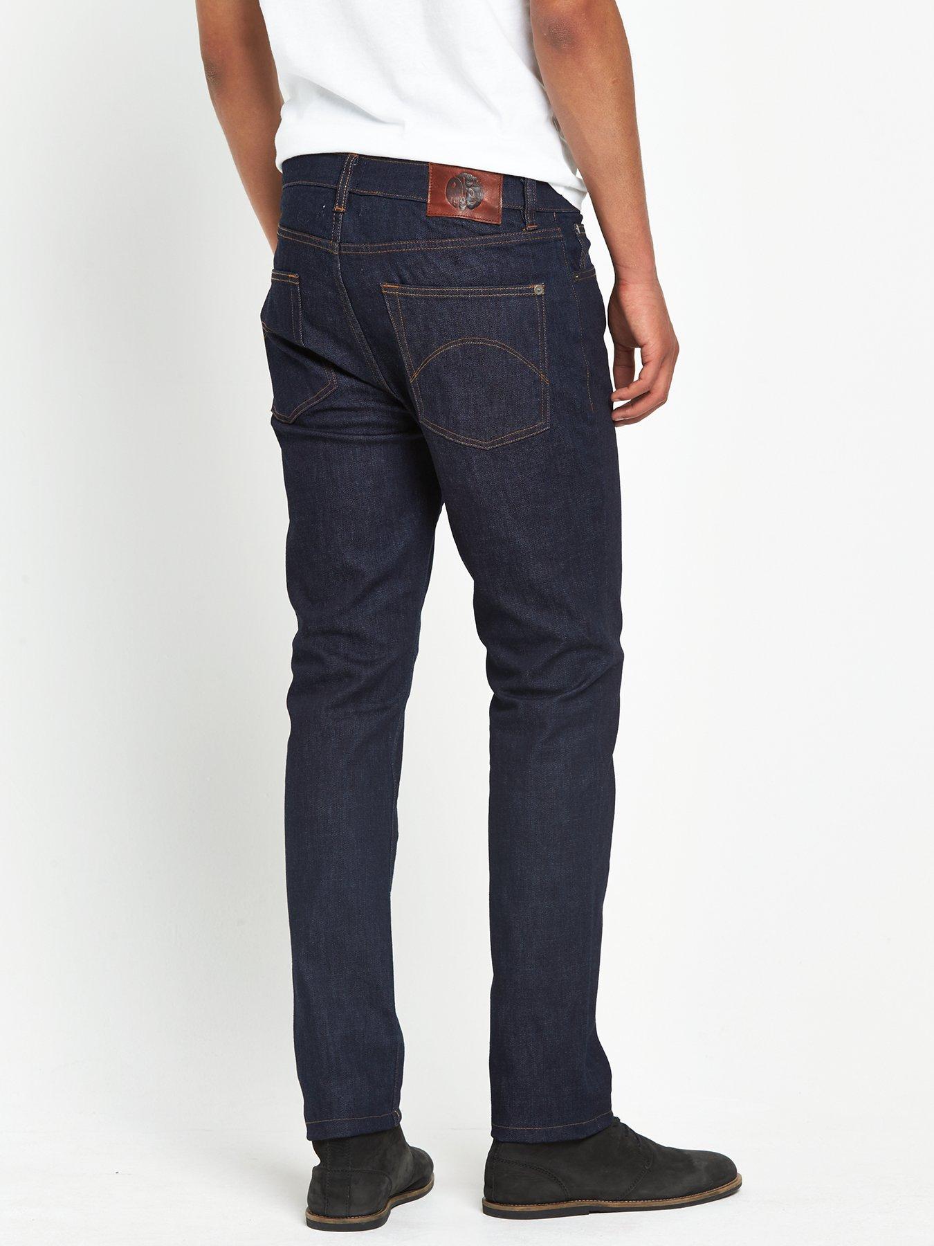 pretty green erwood slim fit jeans black