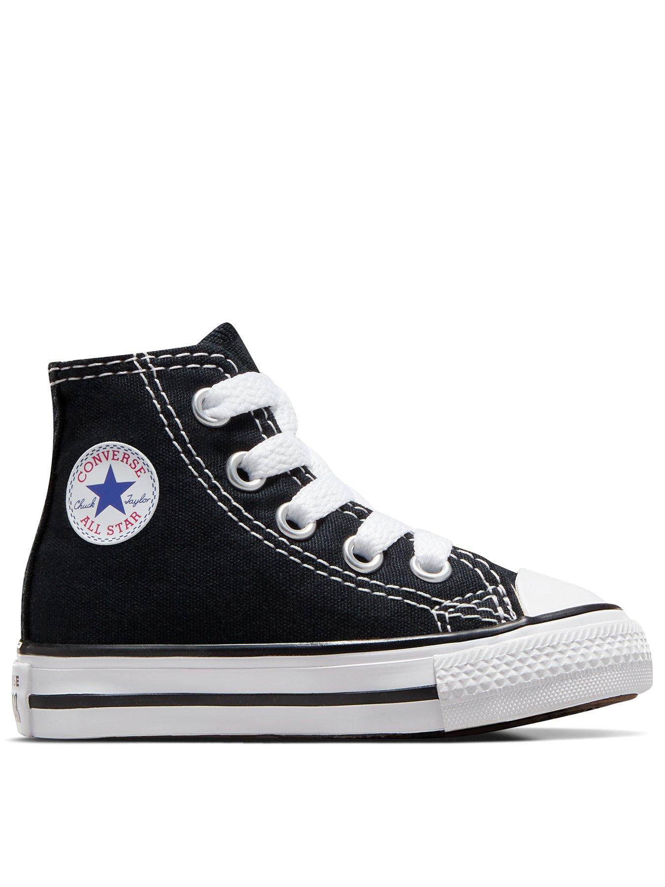 Image 1 of 6 of Converse Chuck Taylor All Star Ox Infant Unisex Trainers -Black