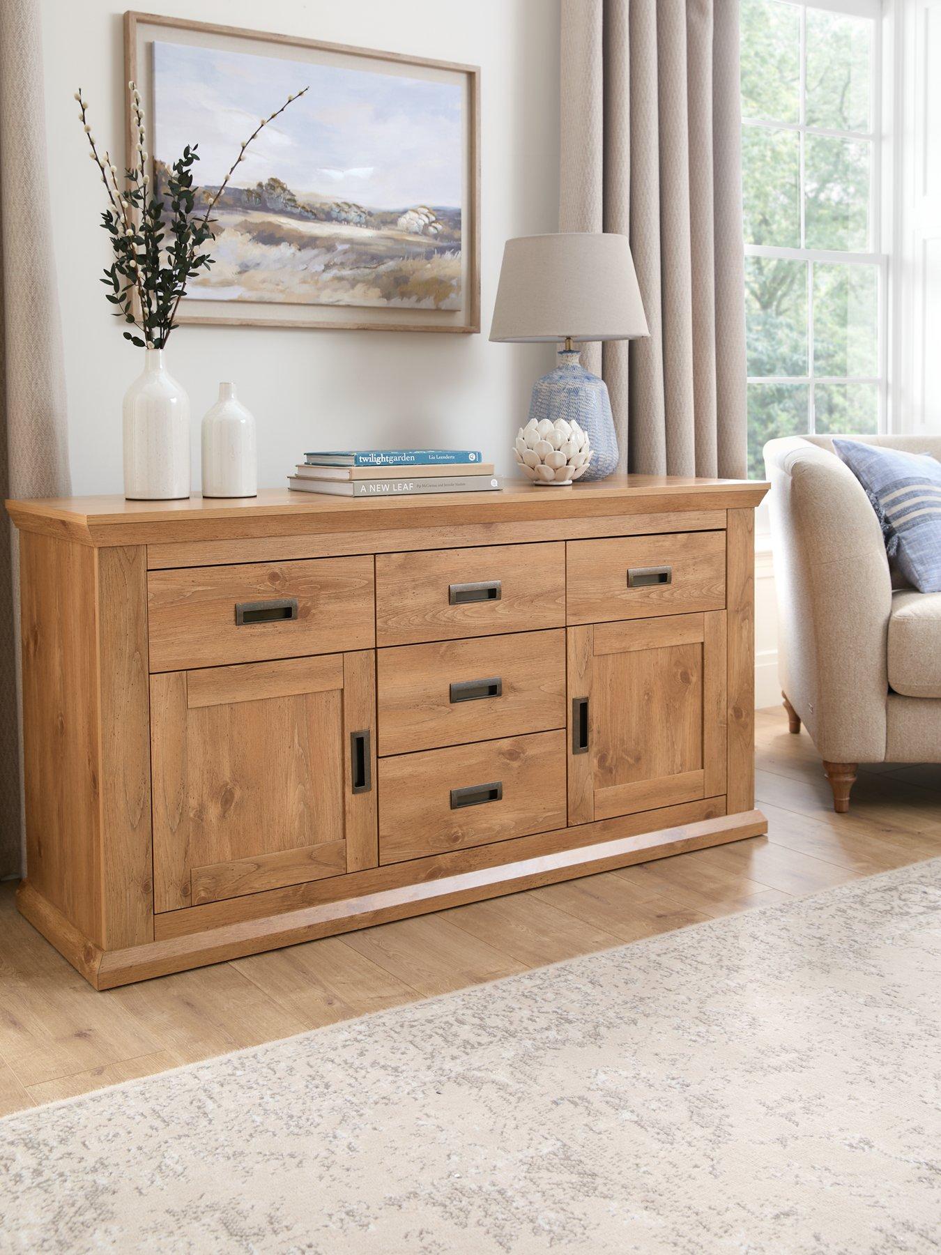 undefined Clifton Large Wood Effect Sideboard