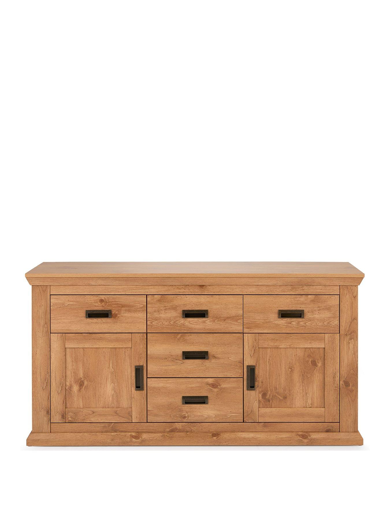 Image 2 of 7 of Very Home Clifton Large Wood Effect Sideboard
