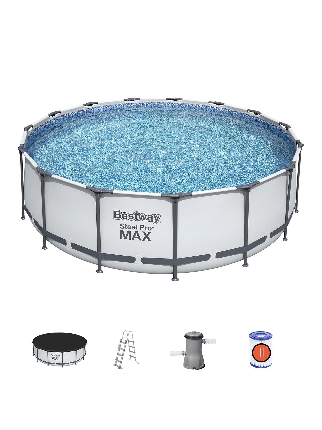 Bestway 15ft Steel Pro Frame Pool with 