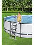  image of bestway-15ft-steel-pro-frame-pool-with-ladder-amp-pump
