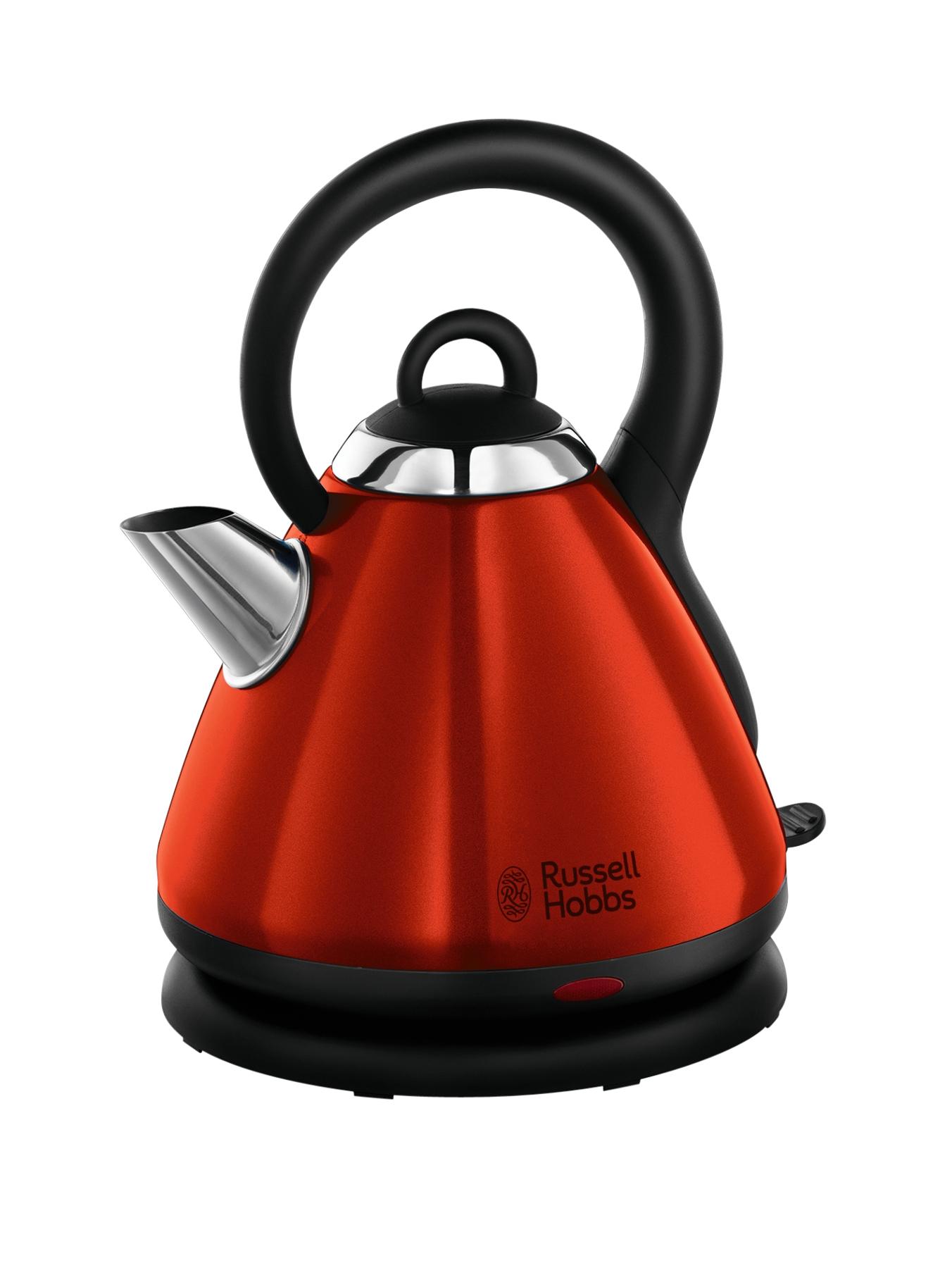 Very, from Littlewoods - Russell Hobbs 19140 Heritage Kettle - Metallic ...