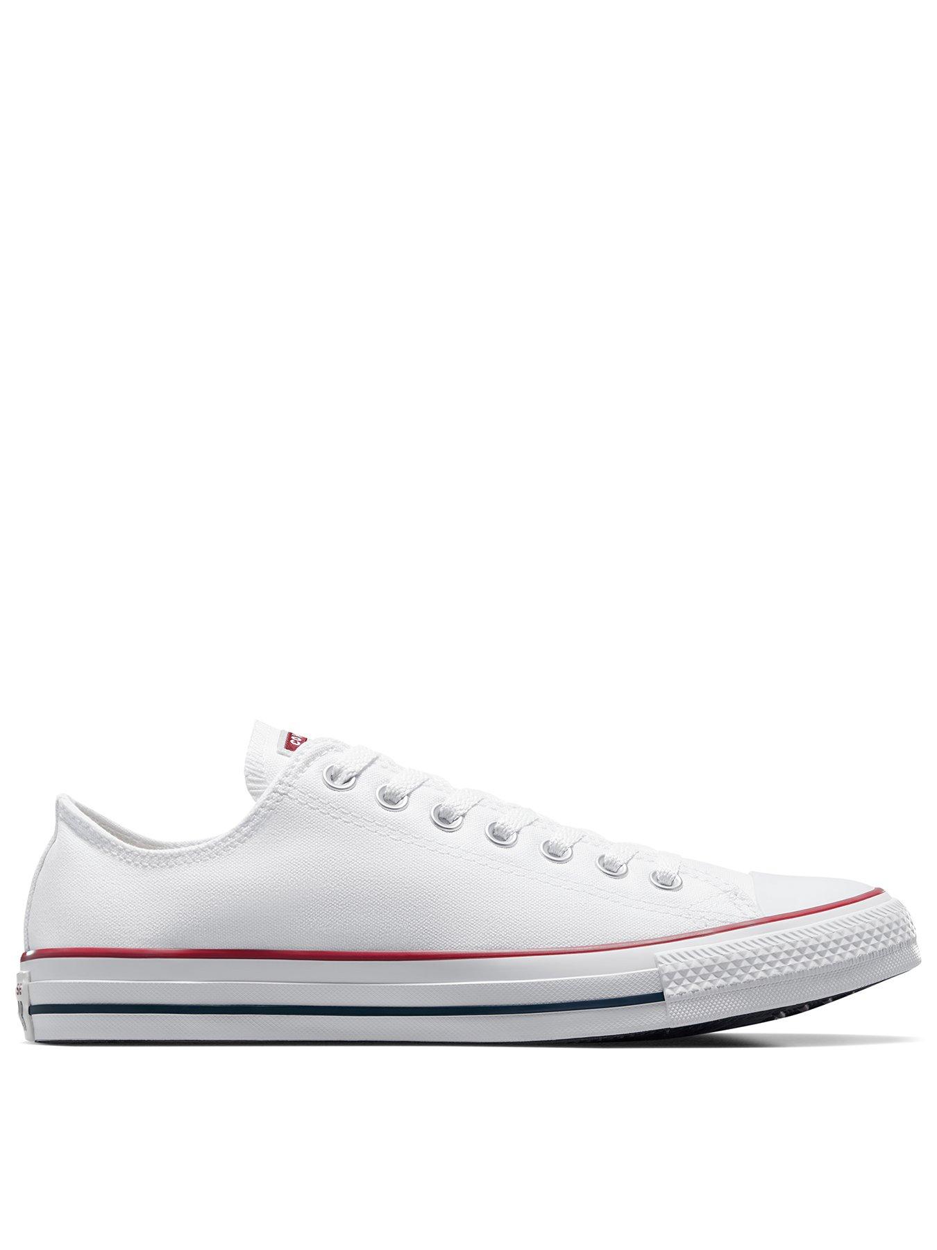 White on sale converse plimsolls