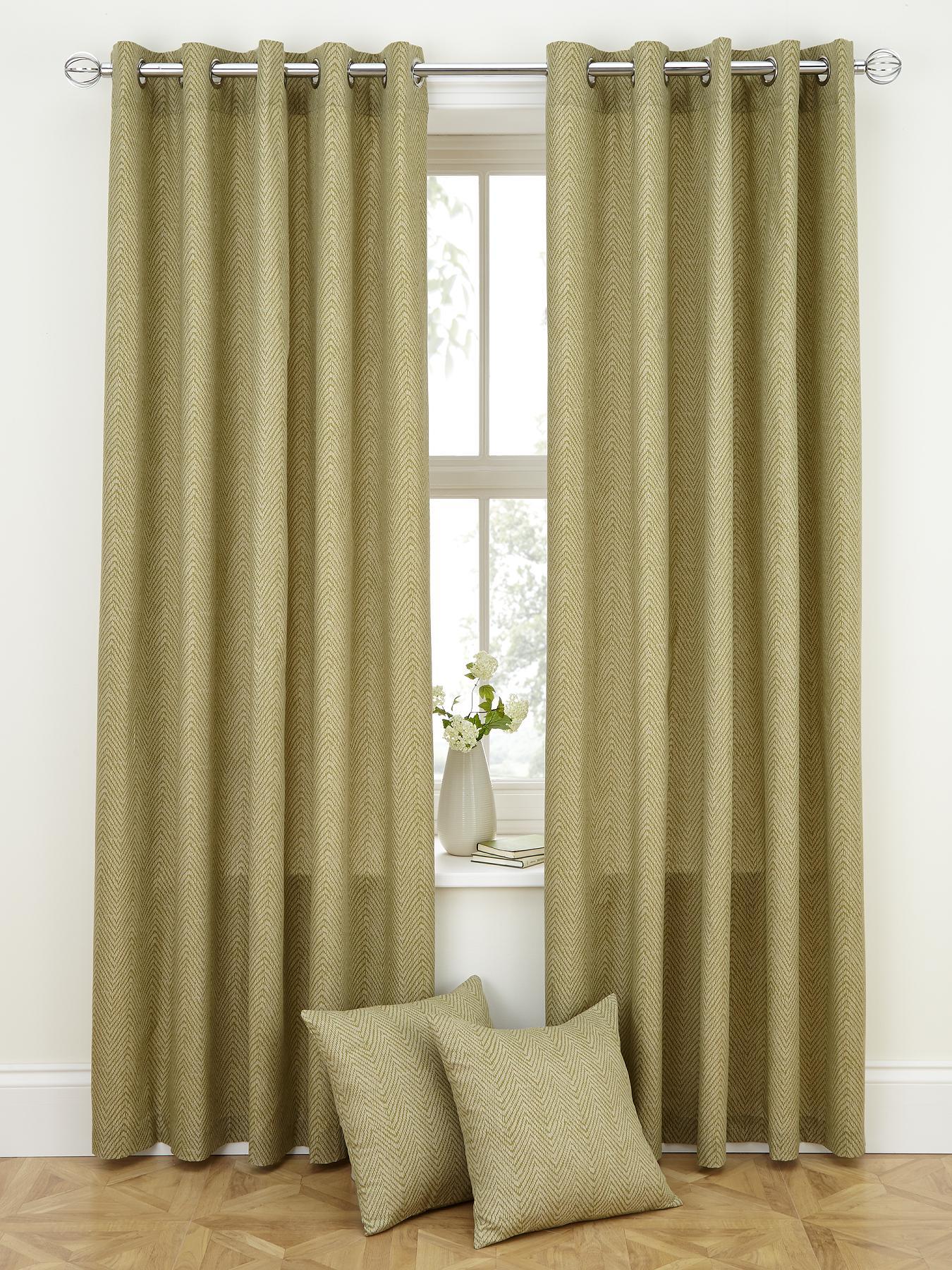 Herringbone Printed Curtains | very.co.uk