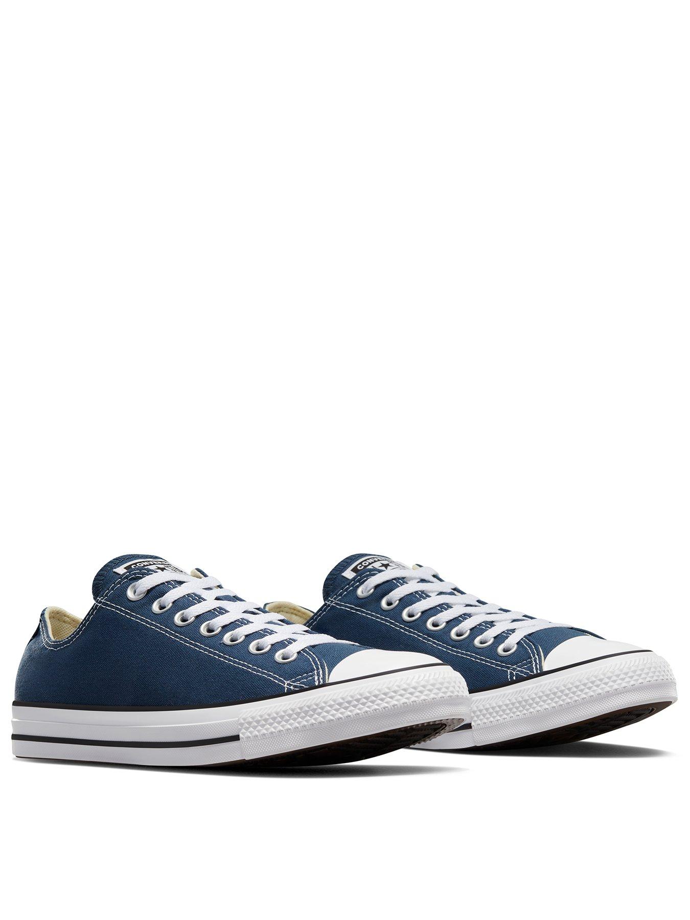 Navy blue hot sale converse womens