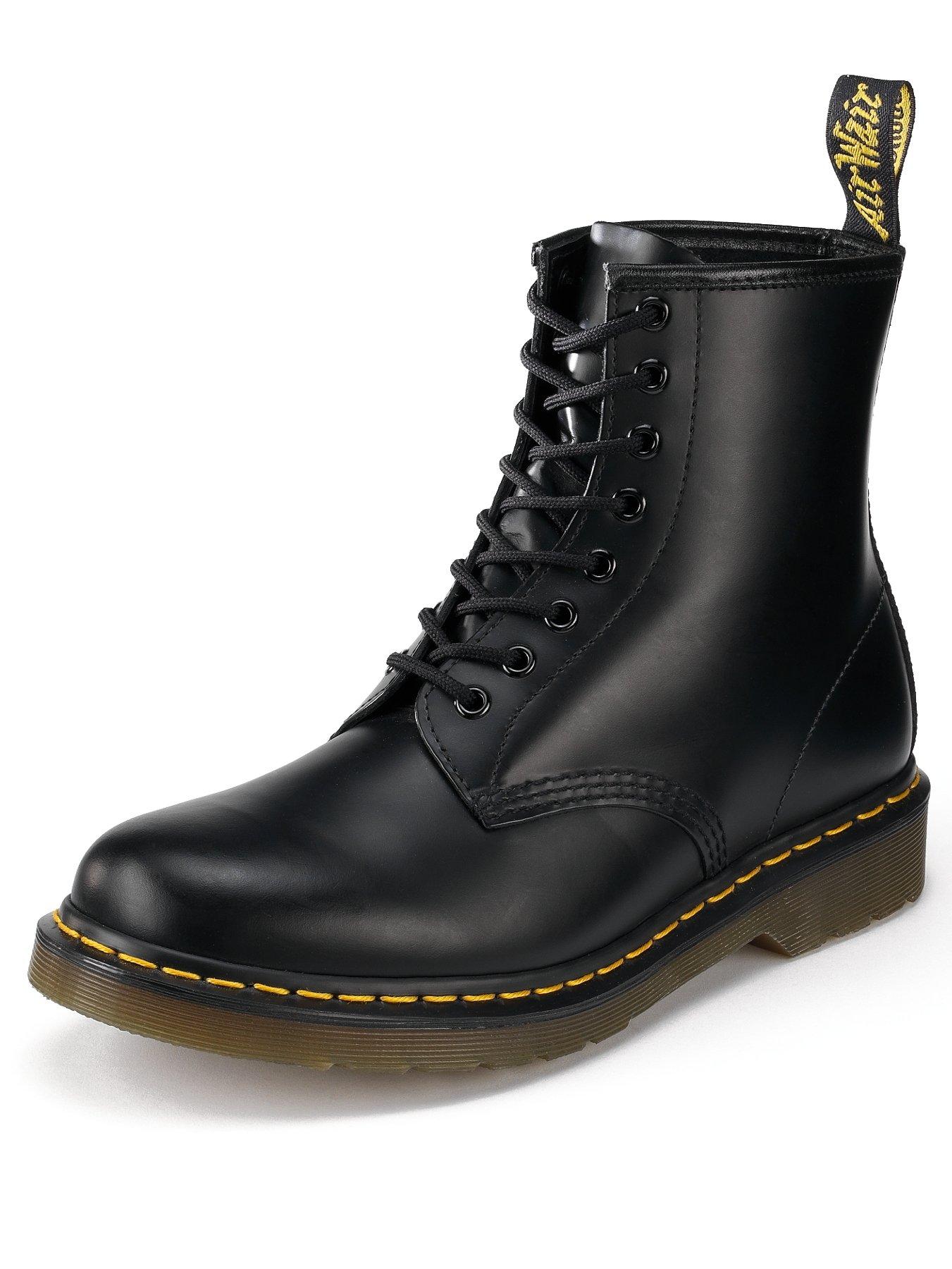 Dr Martens 1460 Smooth Boots - Black 