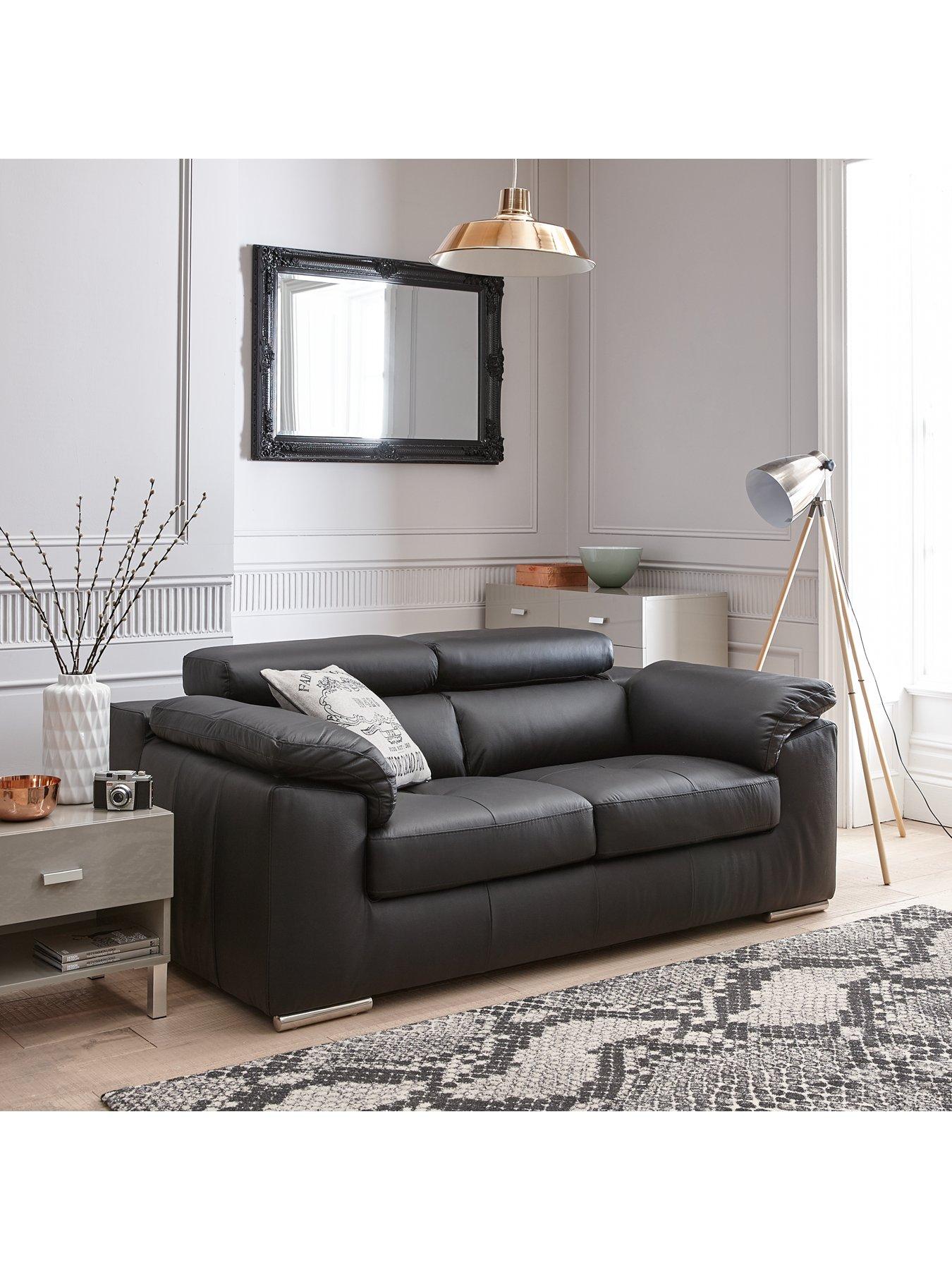 Image 1 of 5 of Very Home Brady 100% Premium Leather 2&nbsp;Seater Sofa&nbsp;- FSC&reg; Certified