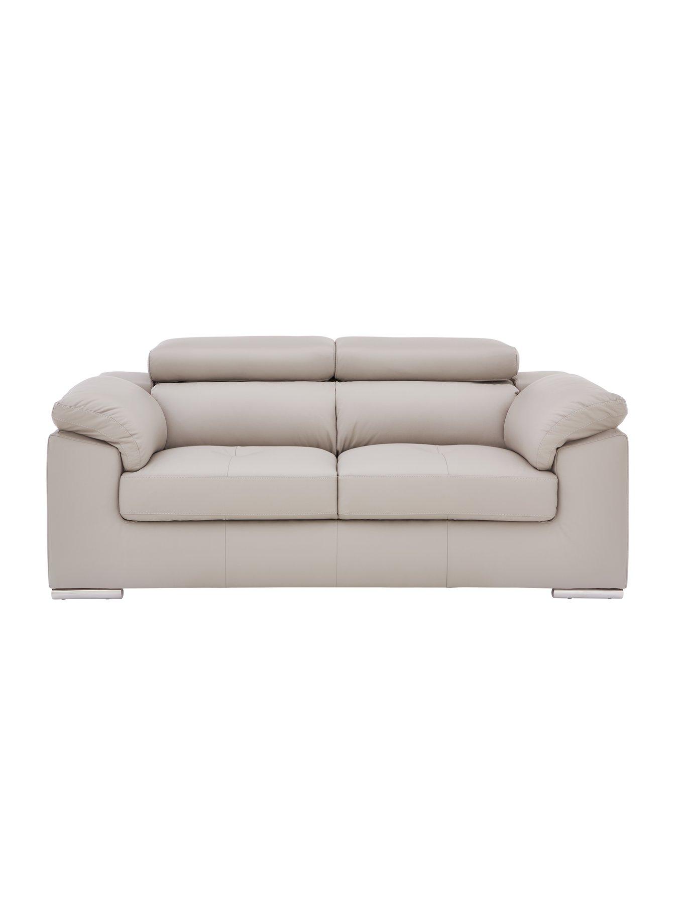 undefined Brady 100% Premium Leather 2 Seater Sofa - FSC® Certified